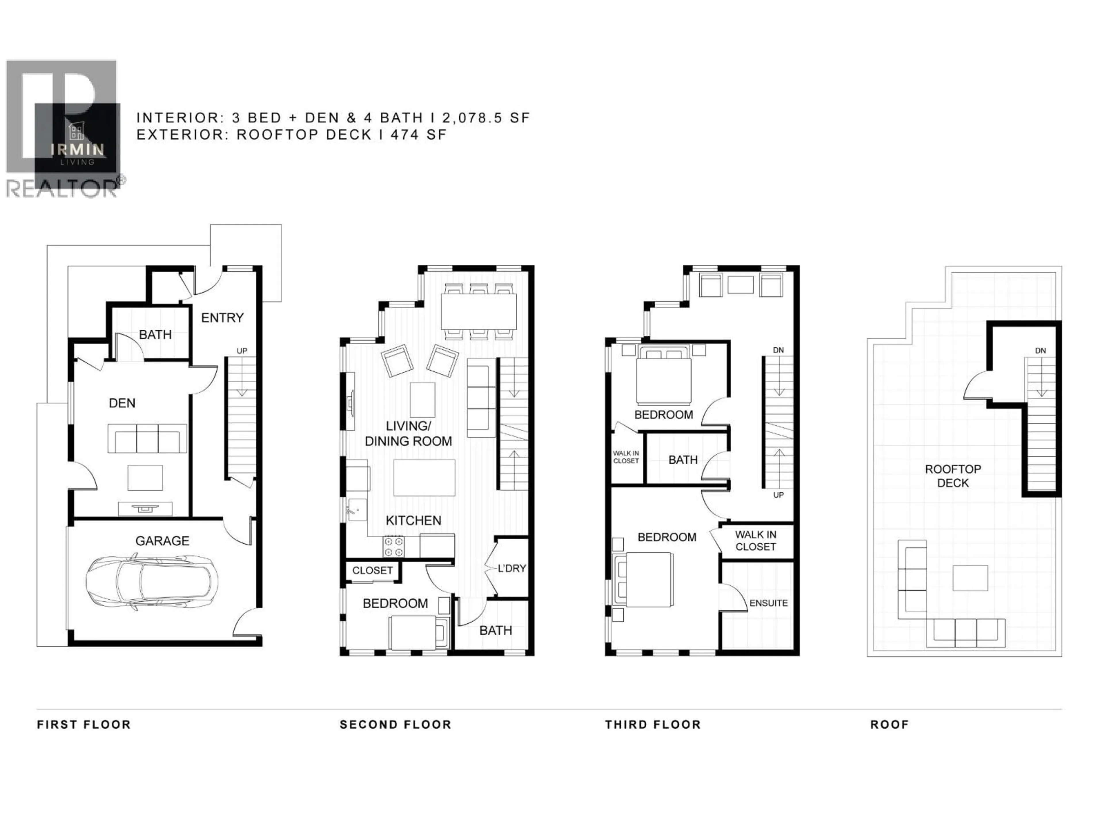 Floor plan for 1 - 6118 IRMIN STREET, Burnaby British Columbia V5J1Z1