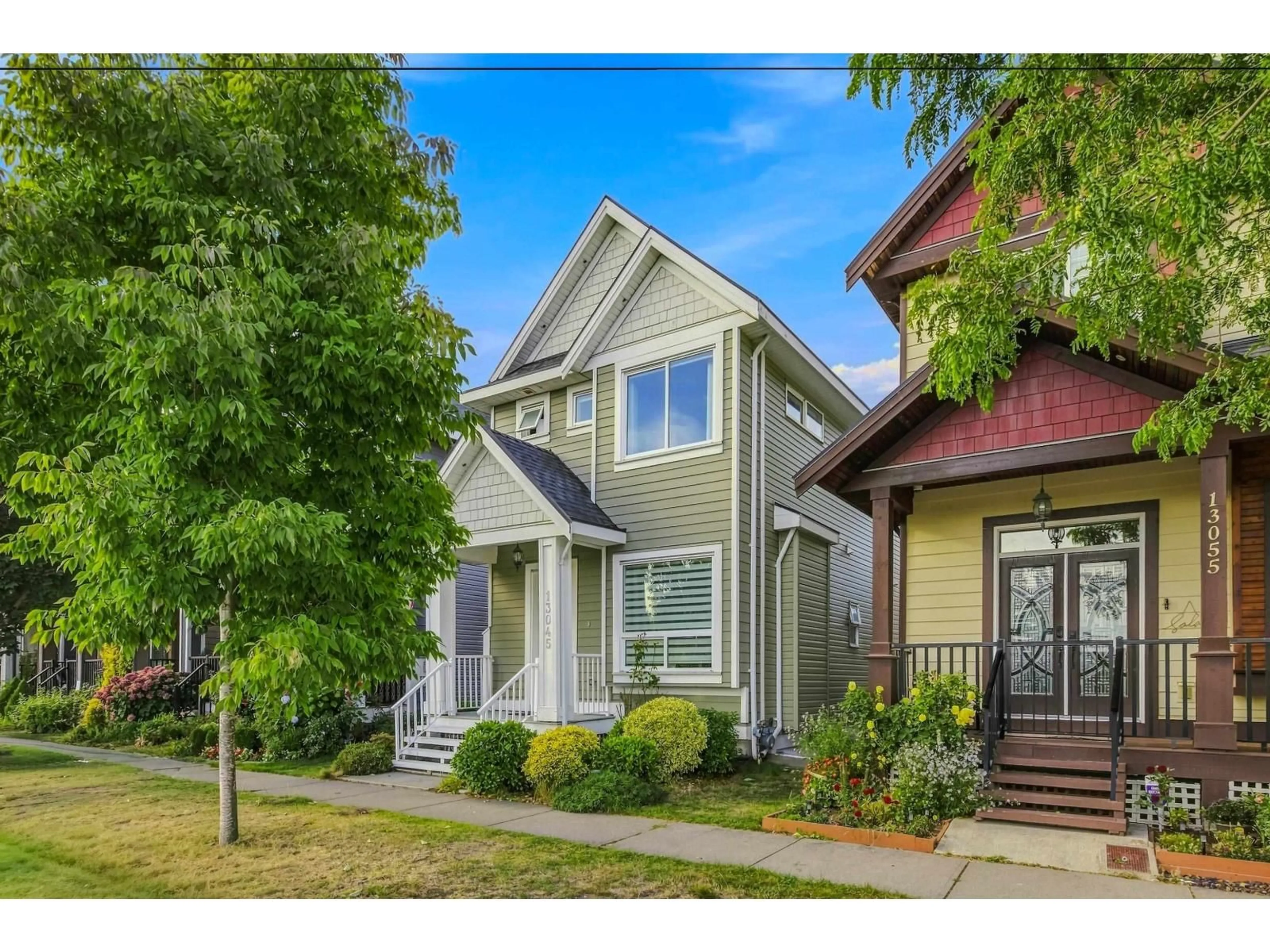 Home with vinyl exterior material, street for 13045 59 AVENUE, Surrey British Columbia V3X0G5