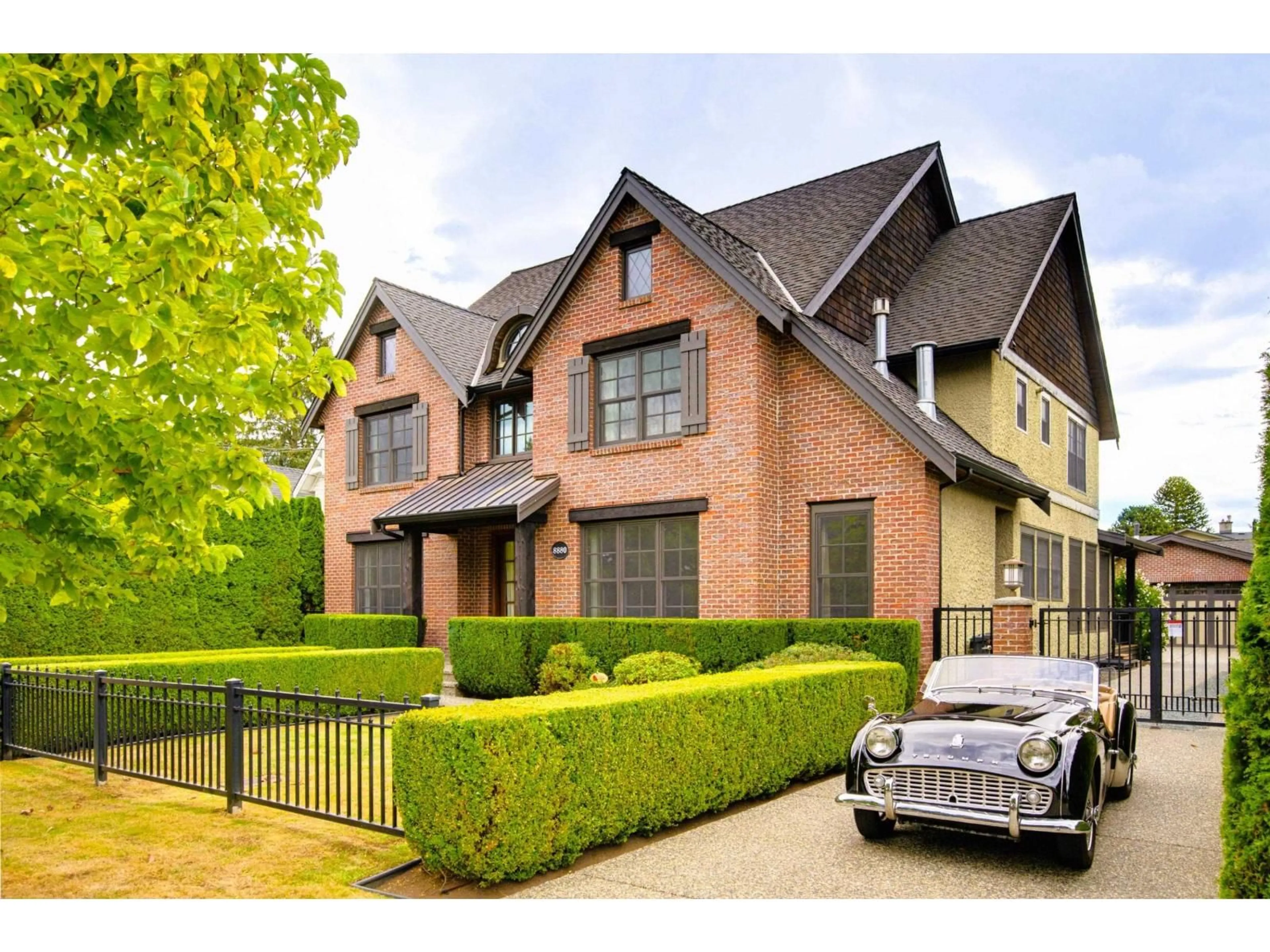 Home with brick exterior material, street for 8880 MCALLISTER STREET, Langley British Columbia V1M2S7