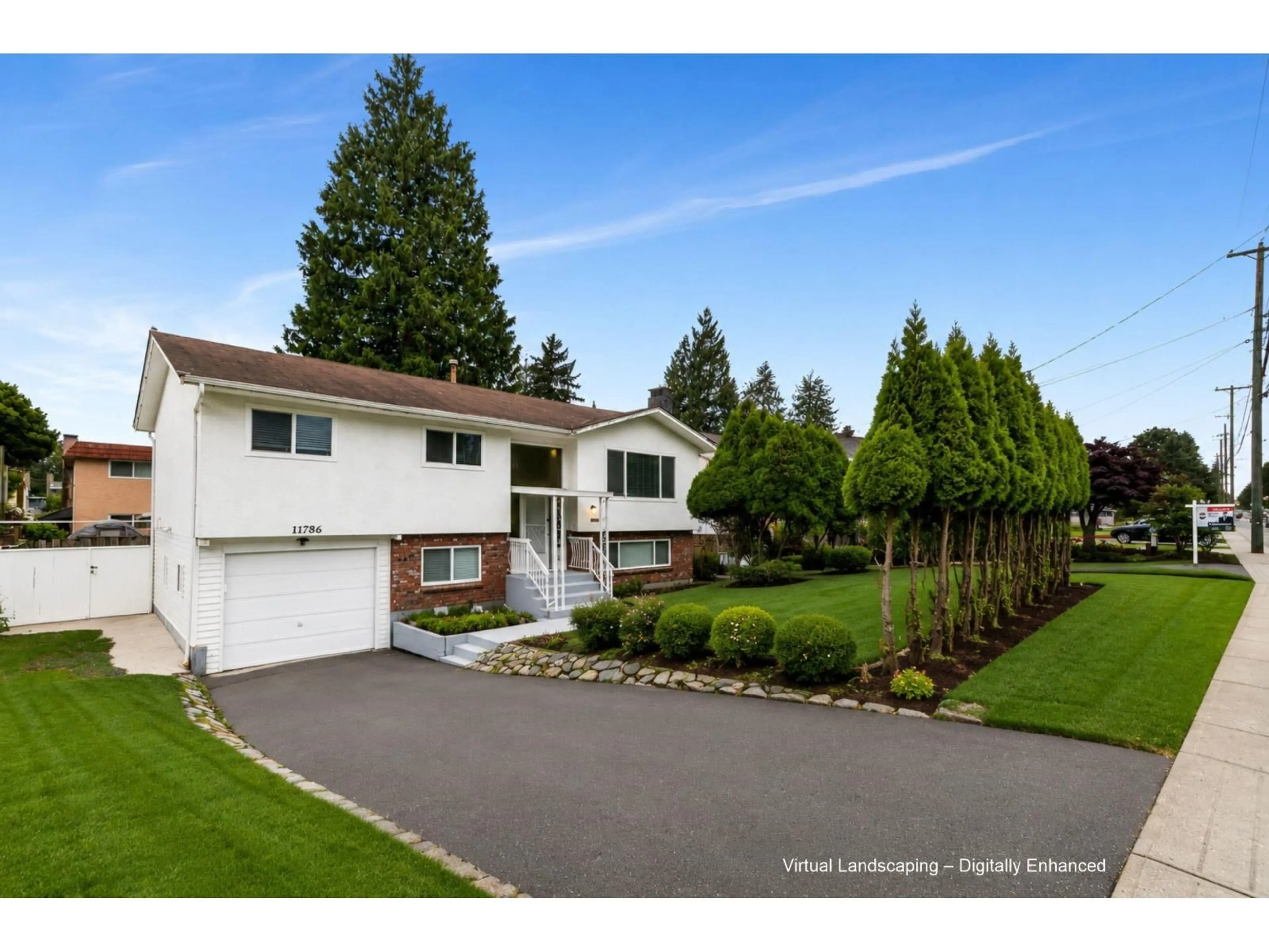 Home with vinyl exterior material, street for 11786 86 AVENUE, Delta British Columbia V4C2X7