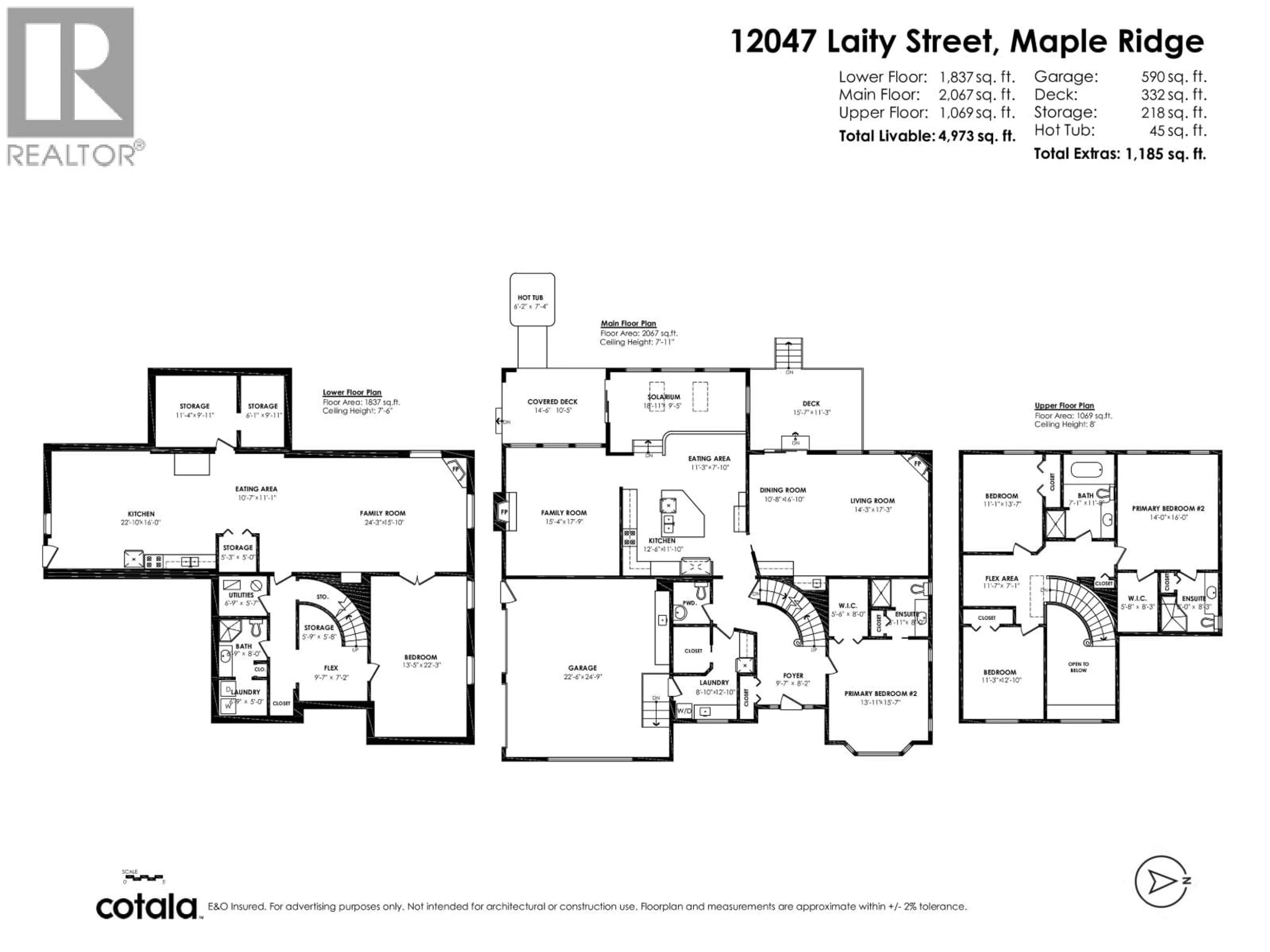 Floor plan for 12047 LAITY STREET, Maple Ridge British Columbia V2X5A7