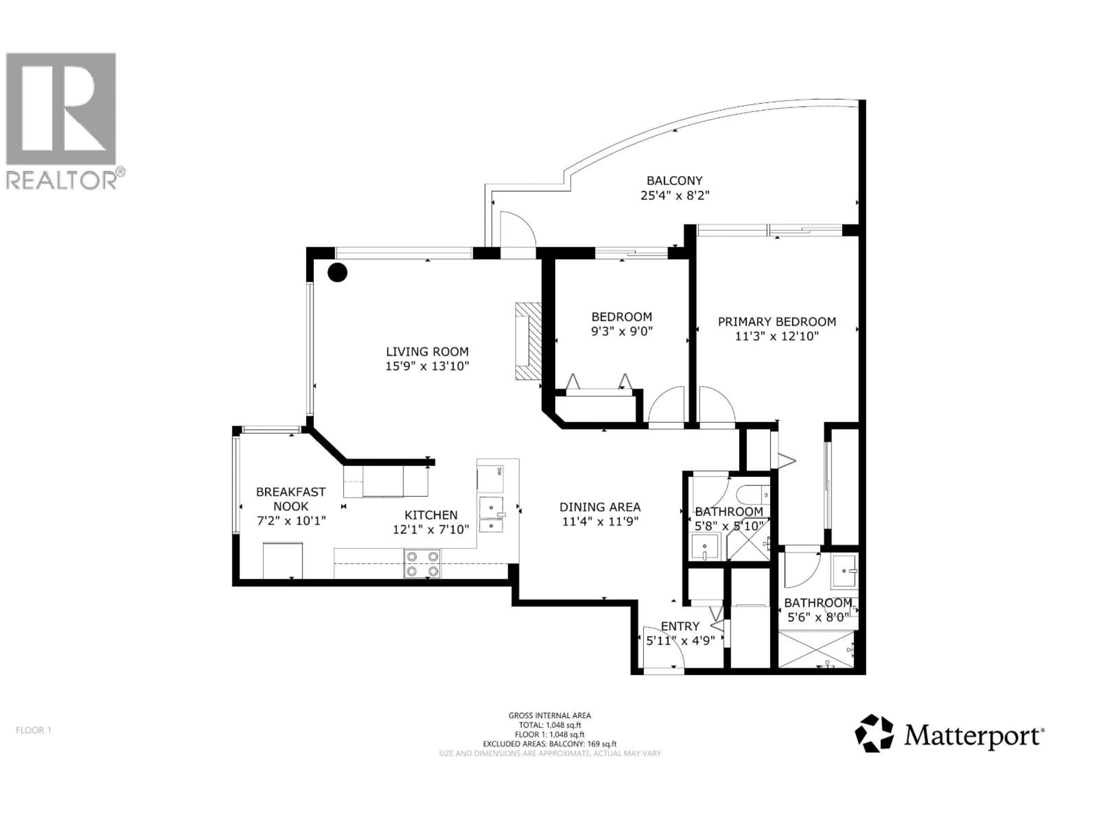 Floor plan for 1703 - 6611 SOUTHOAKS CRESCENT, Burnaby British Columbia V5E4L5