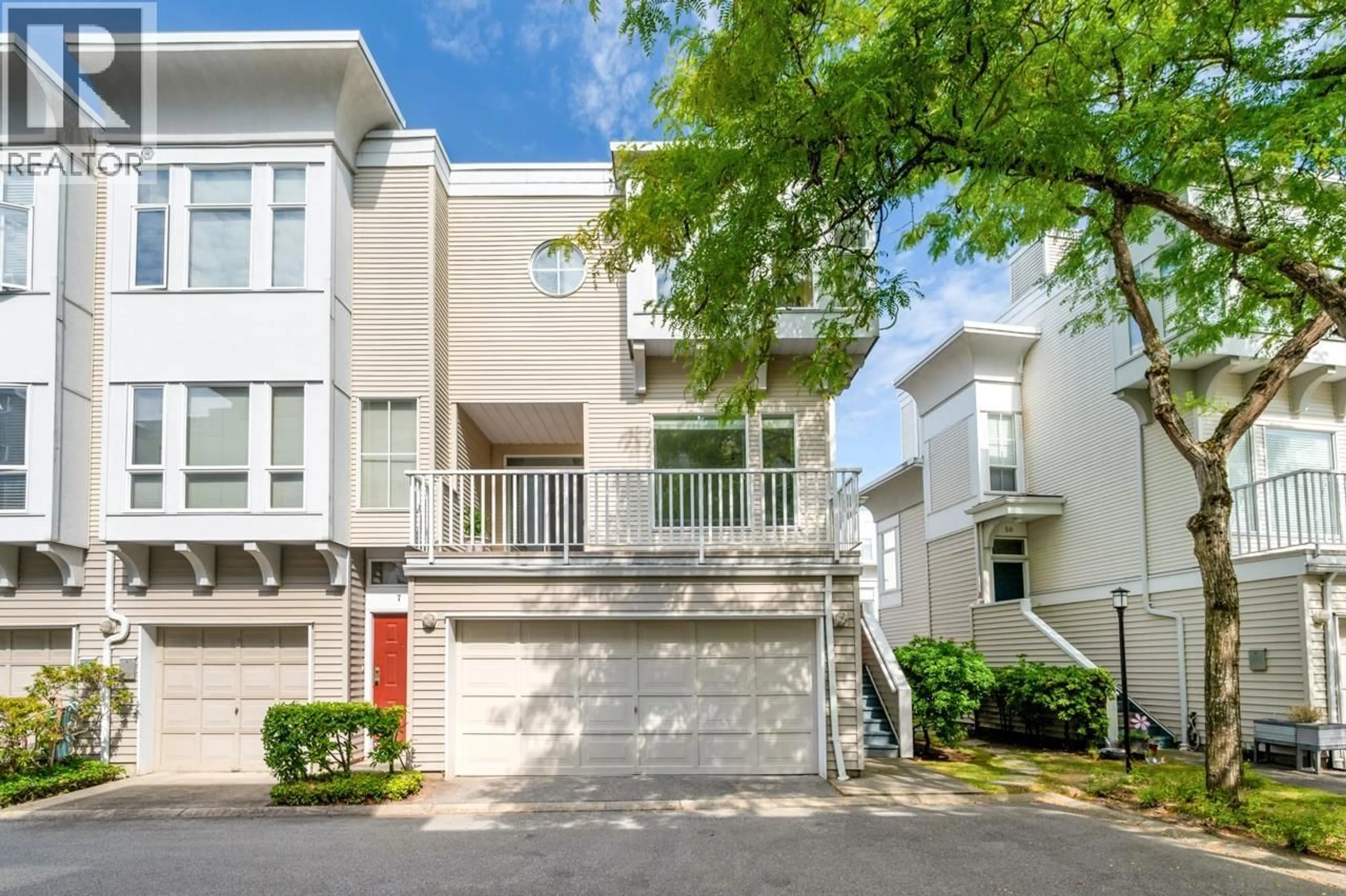 Home with vinyl exterior material, street for 6 - 12311 MCNEELY DRIVE, Richmond British Columbia V6V2S2