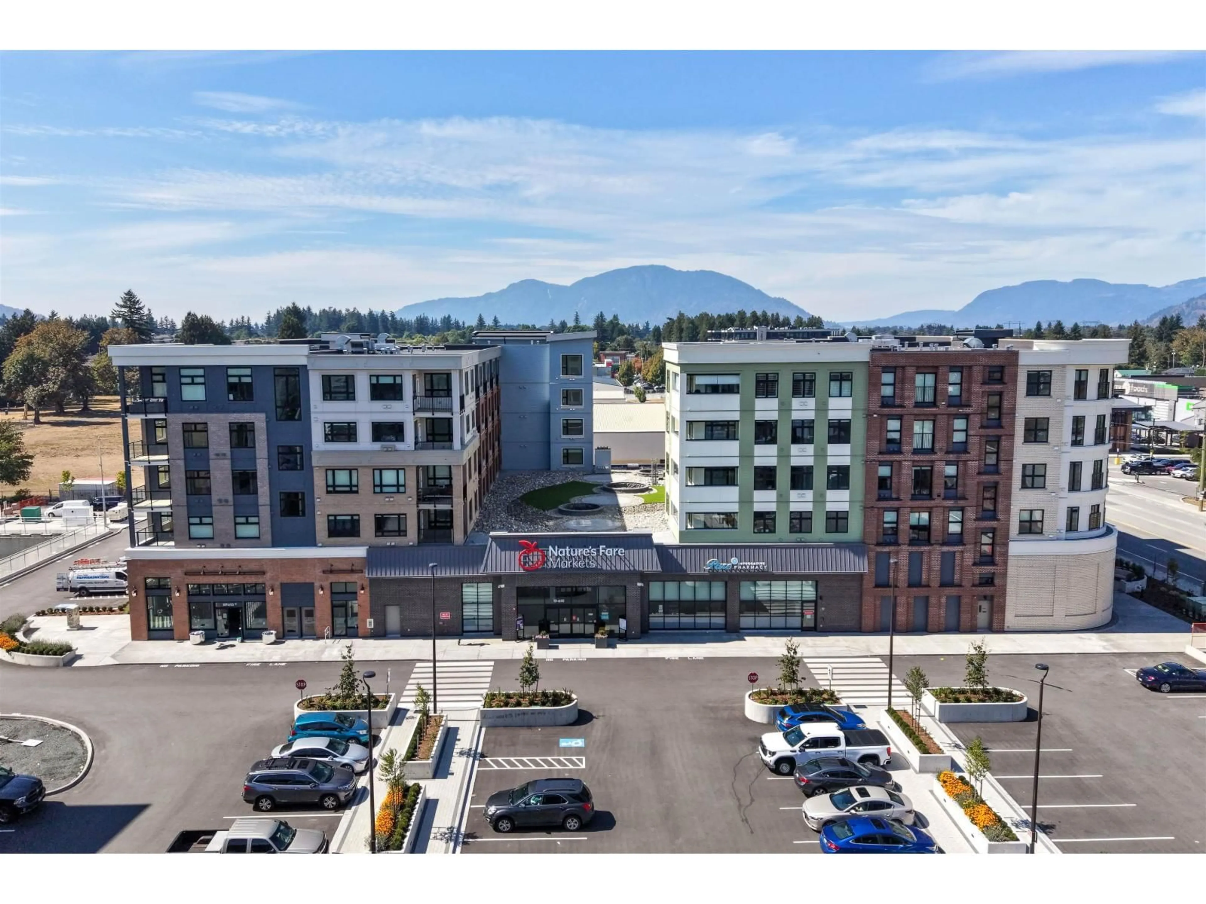 A pic from outside/outdoor area/front of a property/back of a property/a pic from drone, mountain view for 303 - 46187 THOMAS ROAD, Chilliwack British Columbia V2R6N9
