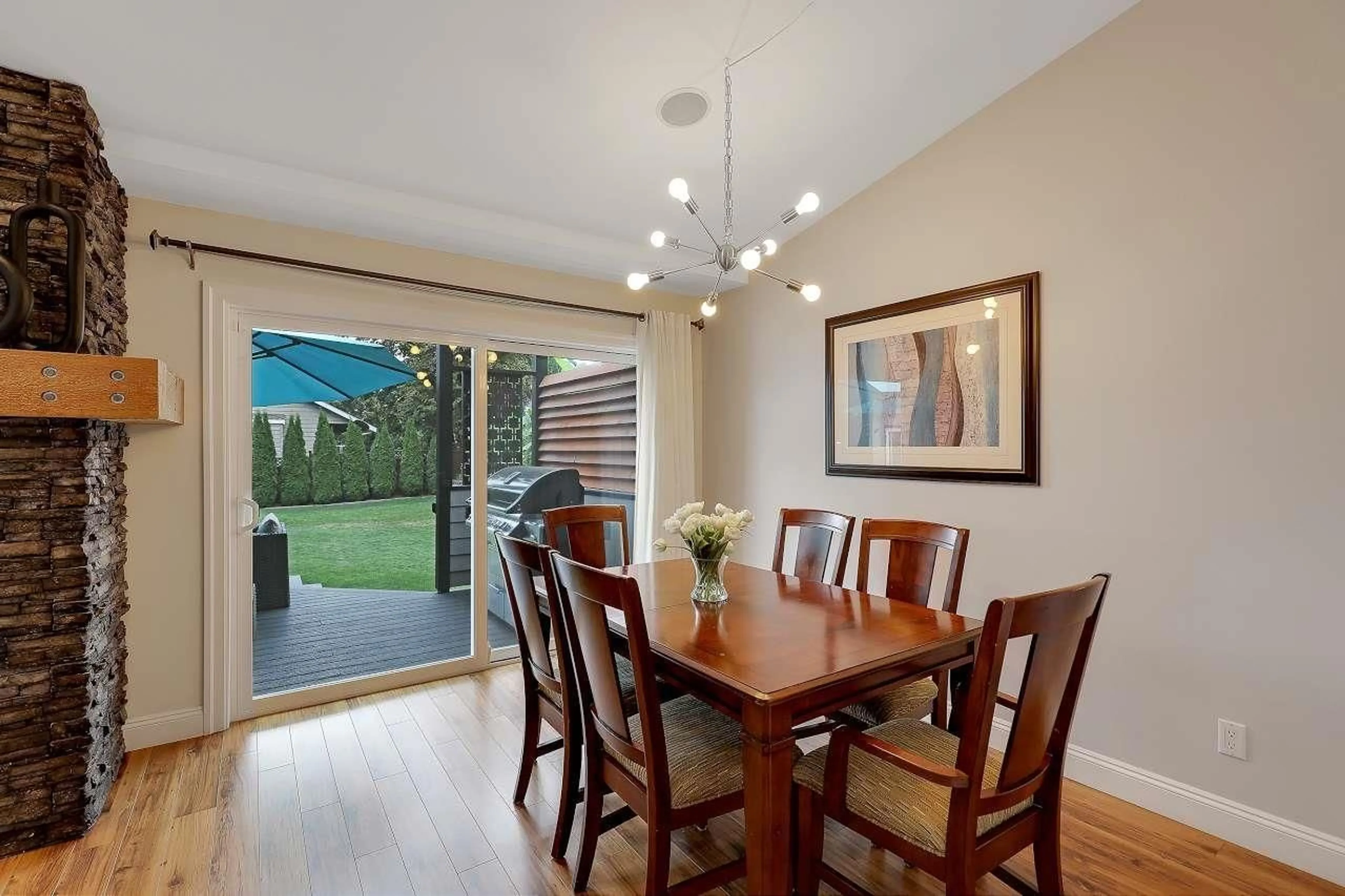 Dining room, wood/laminate floor for 4930 196 STREET, Langley British Columbia V3A1A3