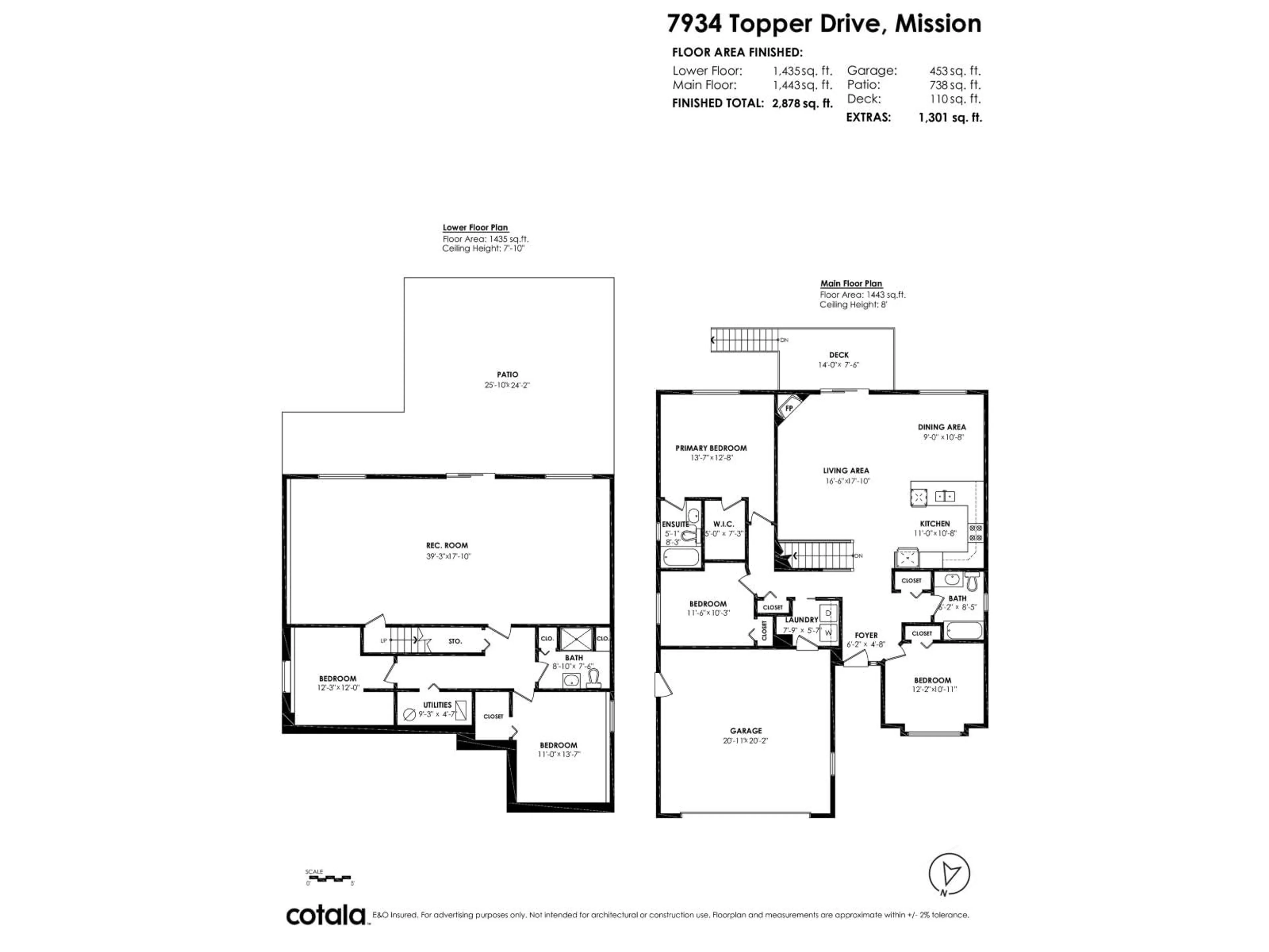 Floor plan for 7934 TOPPER DRIVE, Mission British Columbia V2V6Z3