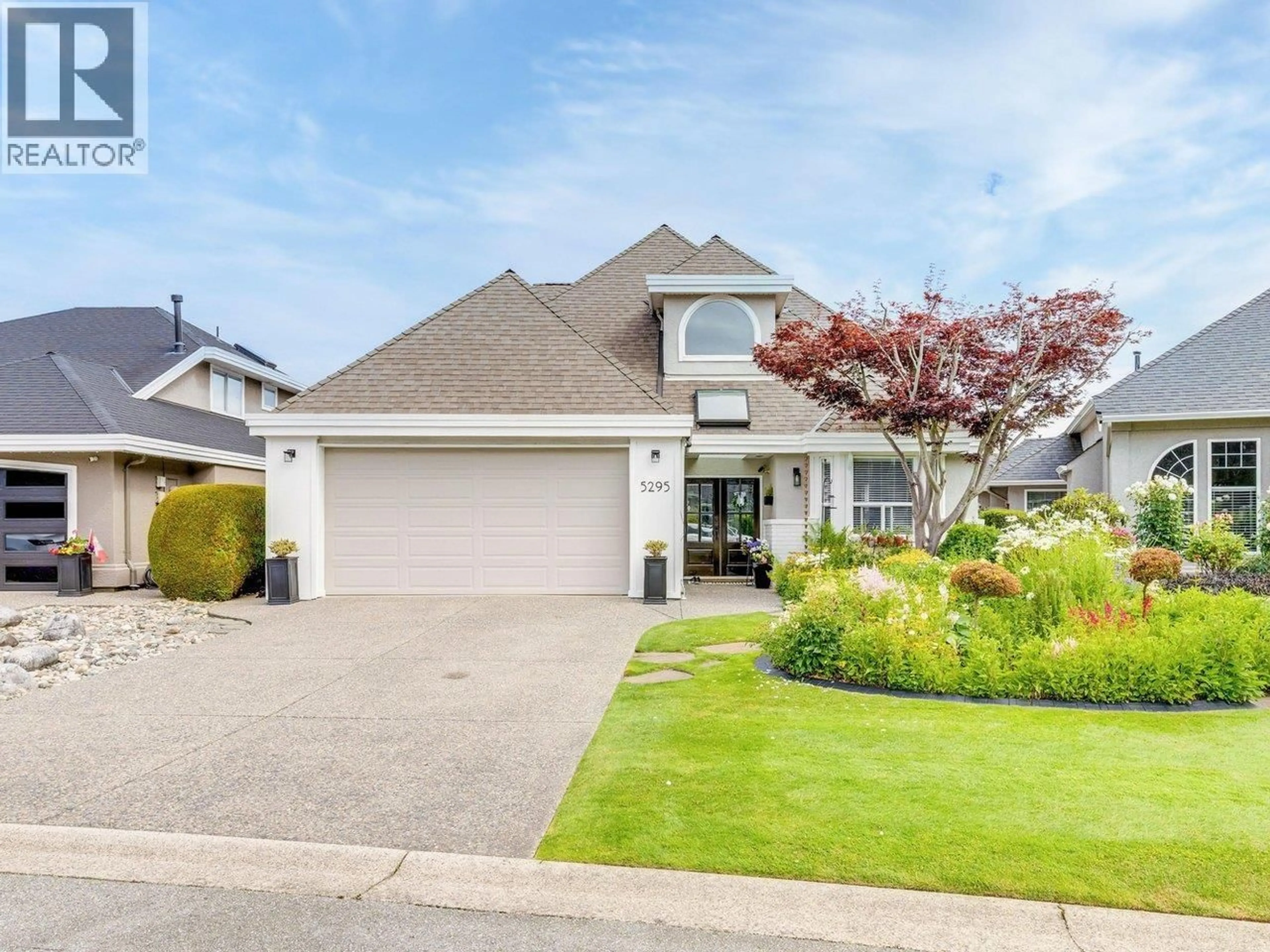 Home with vinyl exterior material, street for 5295 ST ANDREWS PLACE, Delta British Columbia V4M4E5