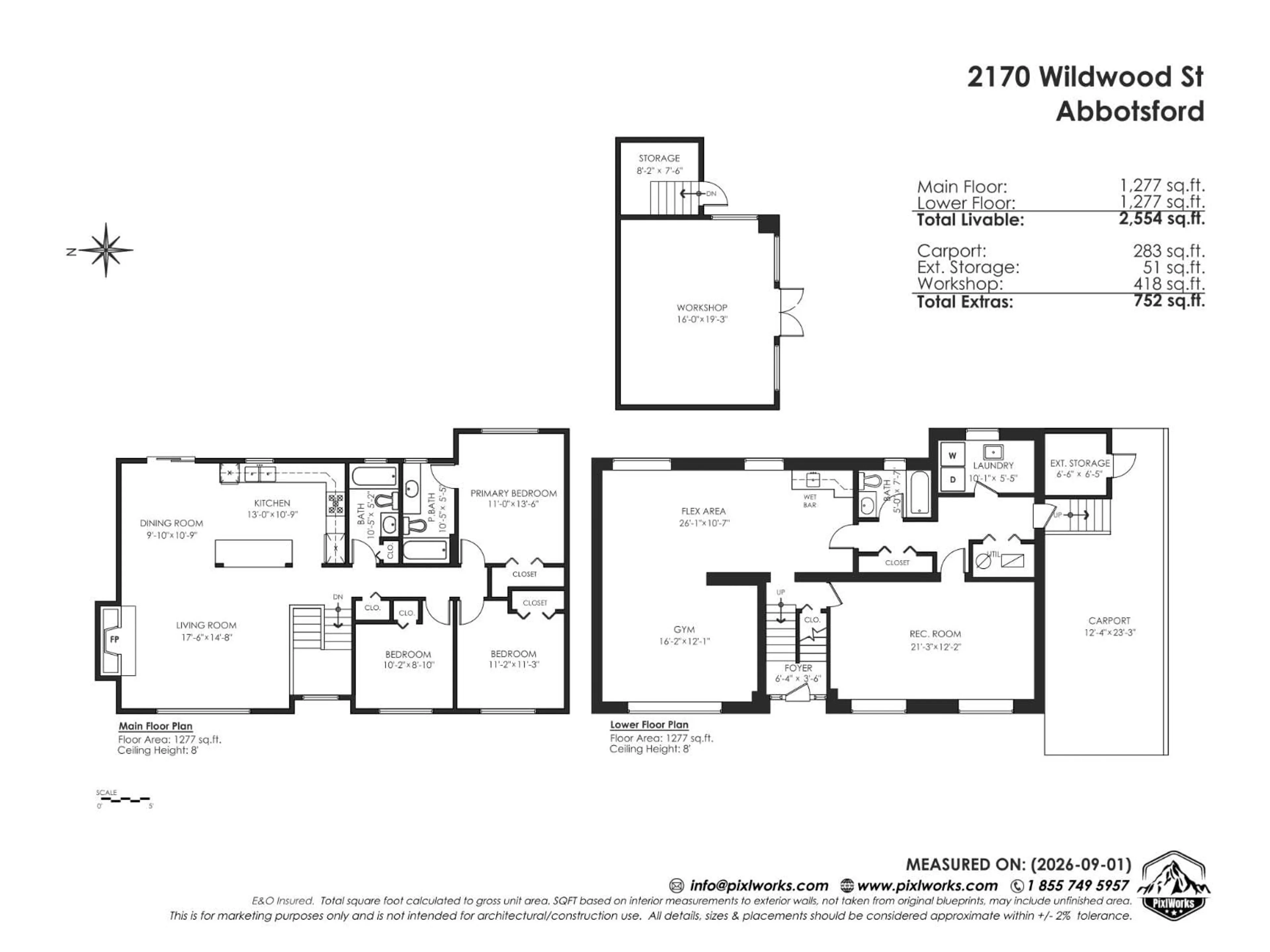 Floor plan for 2170 WILDWOOD STREET, Abbotsford British Columbia V2S2Y8
