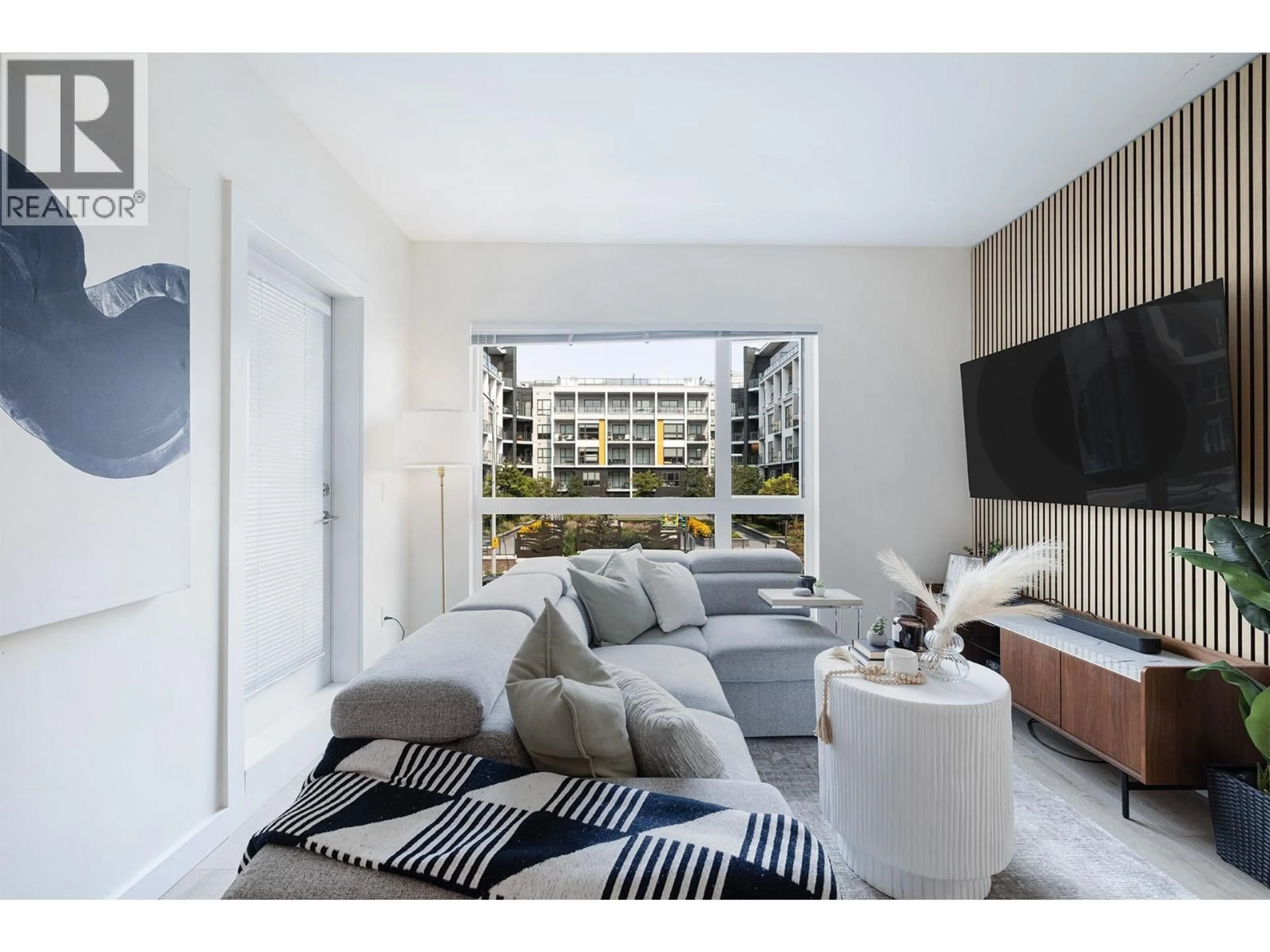Living room with furniture, unknown for 208 - 5399 CEDARBRIDGE WAY, Richmond British Columbia V6X0L6