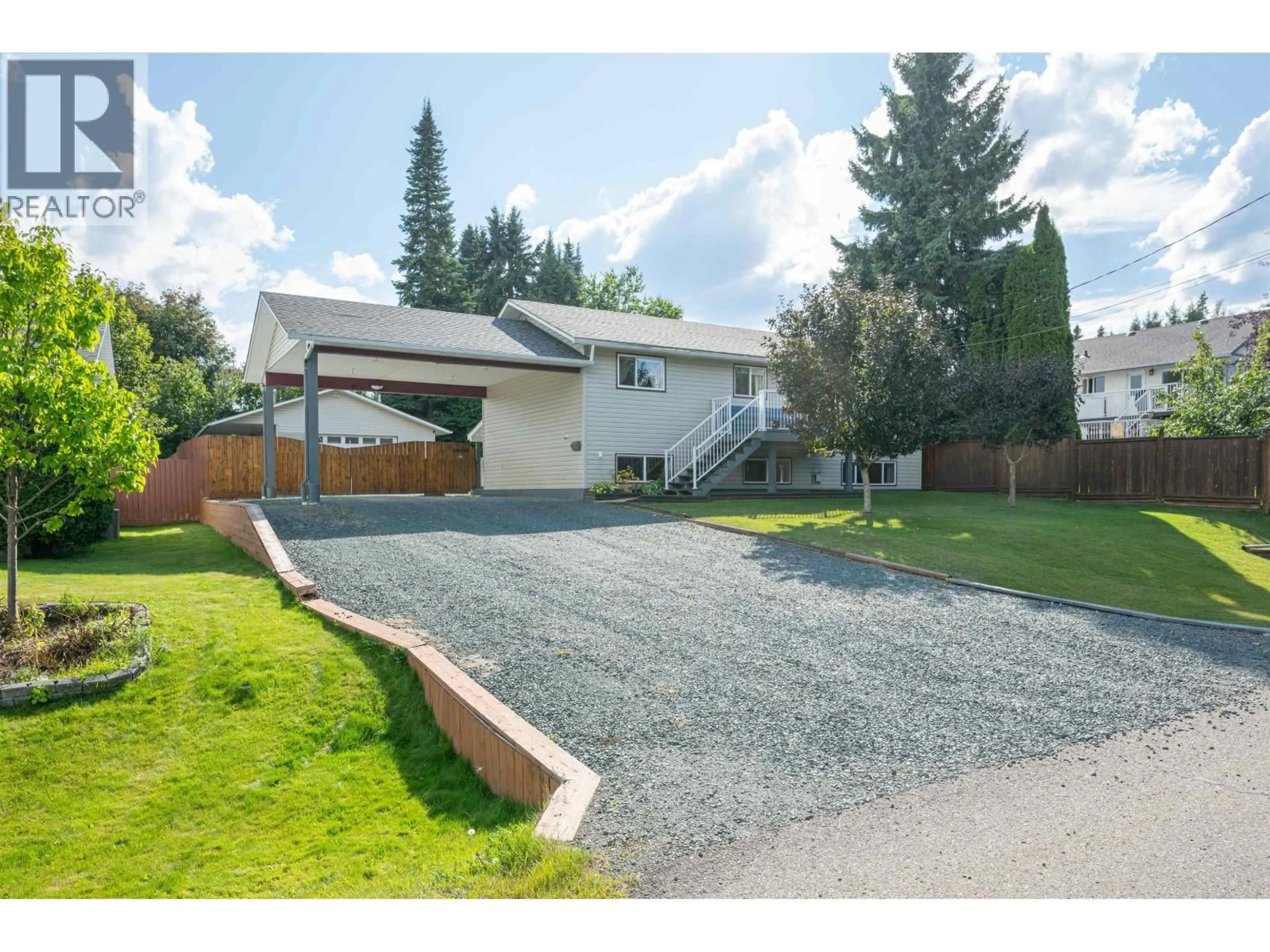 A pic from outside/outdoor area/front of a property/back of a property/a pic from drone, street for 4739 CROCUS CRESCENT, Prince George British Columbia V2K3H7