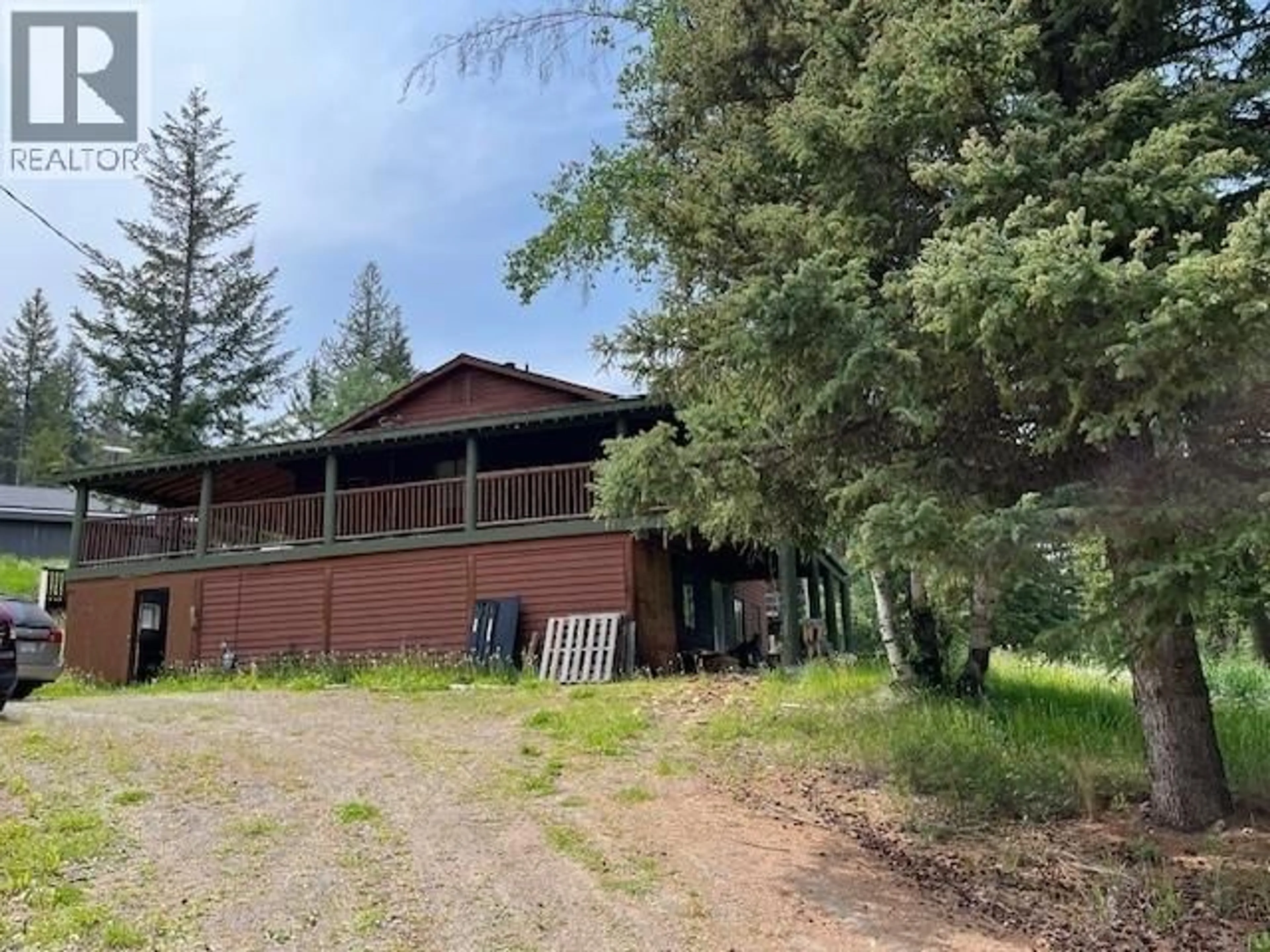 A pic from outside/outdoor area/front of a property/back of a property/a pic from drone, unknown for 6108 LONE BUTTE HORSE LAKE ROAD, 100 Mile House British Columbia V0K1X3