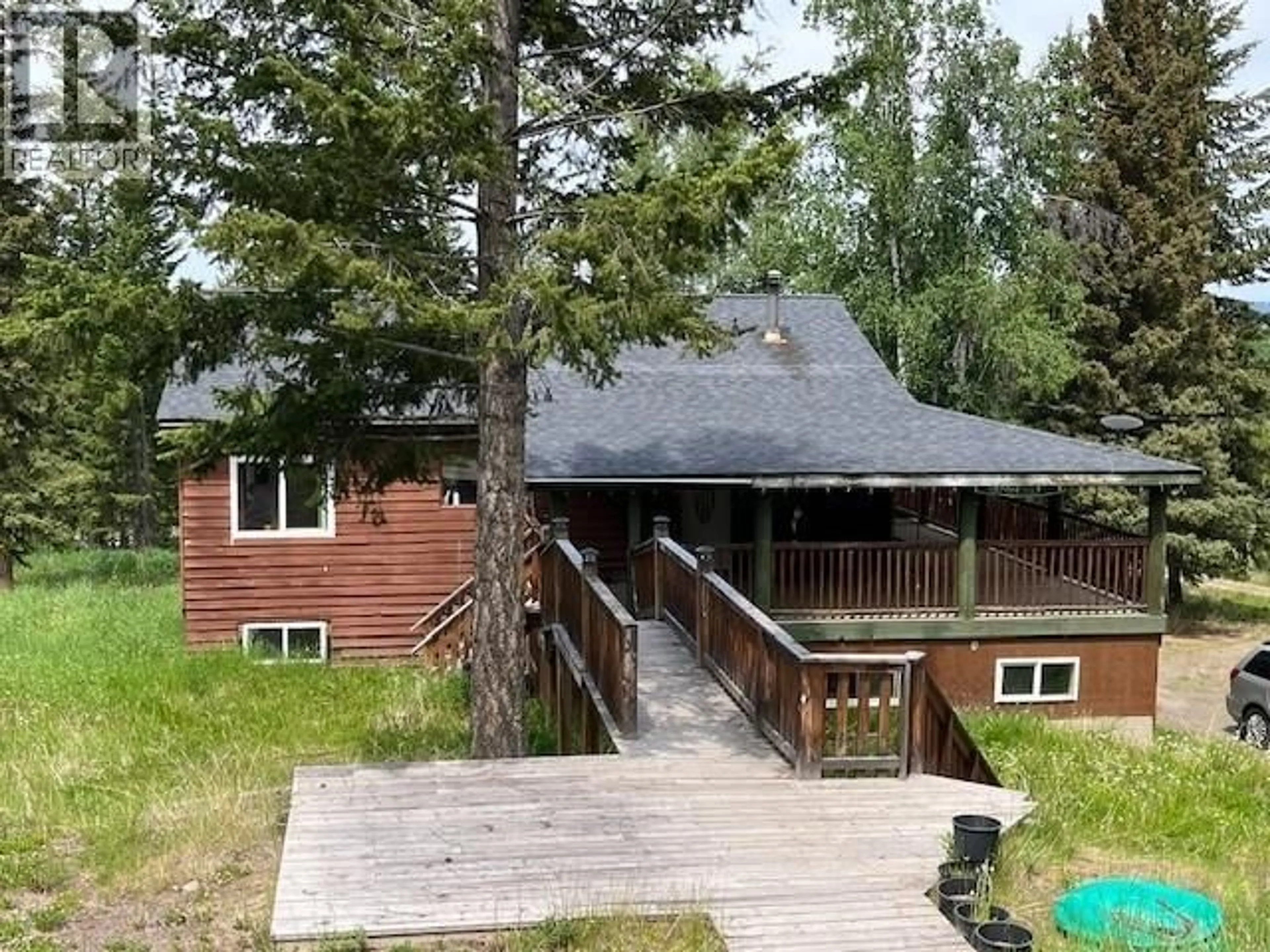 A pic from outside/outdoor area/front of a property/back of a property/a pic from drone, unknown for 6108 LONE BUTTE HORSE LAKE ROAD, 100 Mile House British Columbia V0K1X3