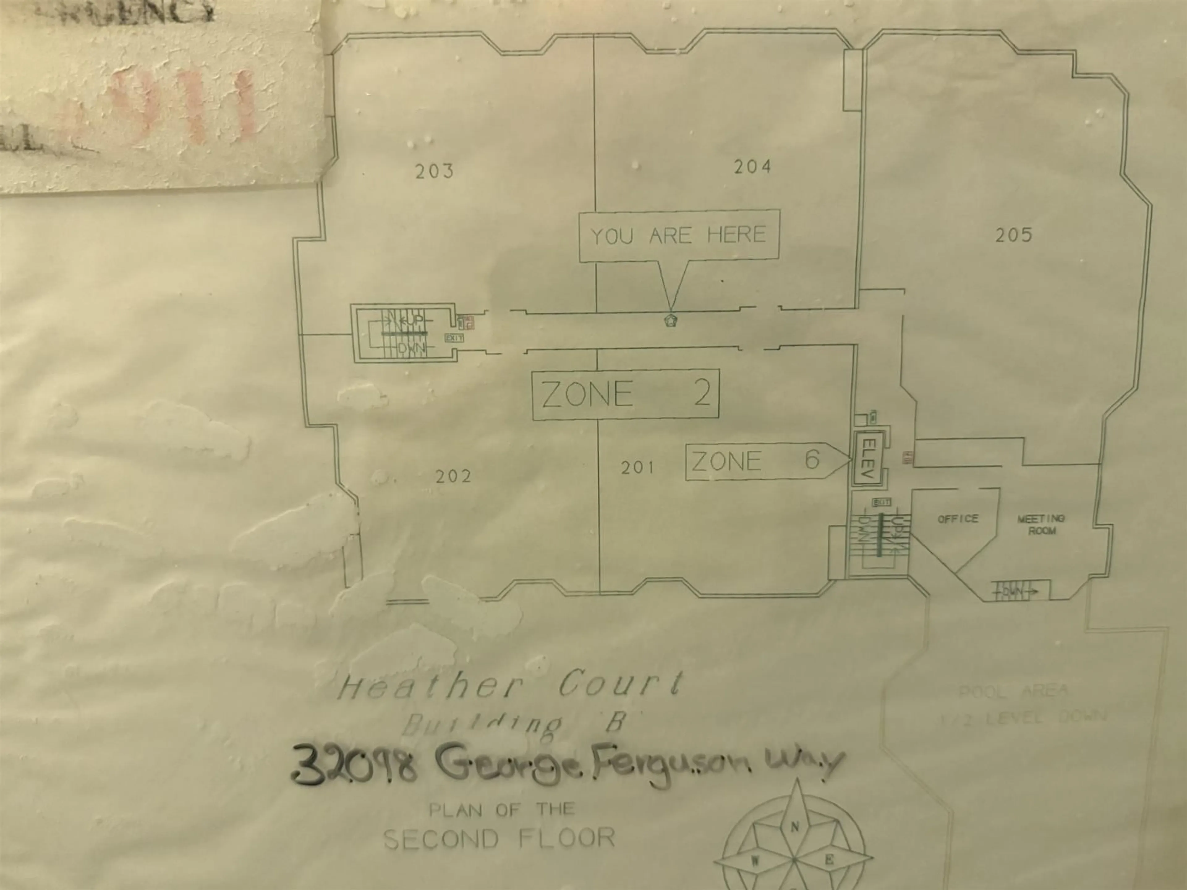 Floor plan for 203 - 32098 GEORGE FERGUSON WA WAY, Abbotsford British Columbia V2T2K6