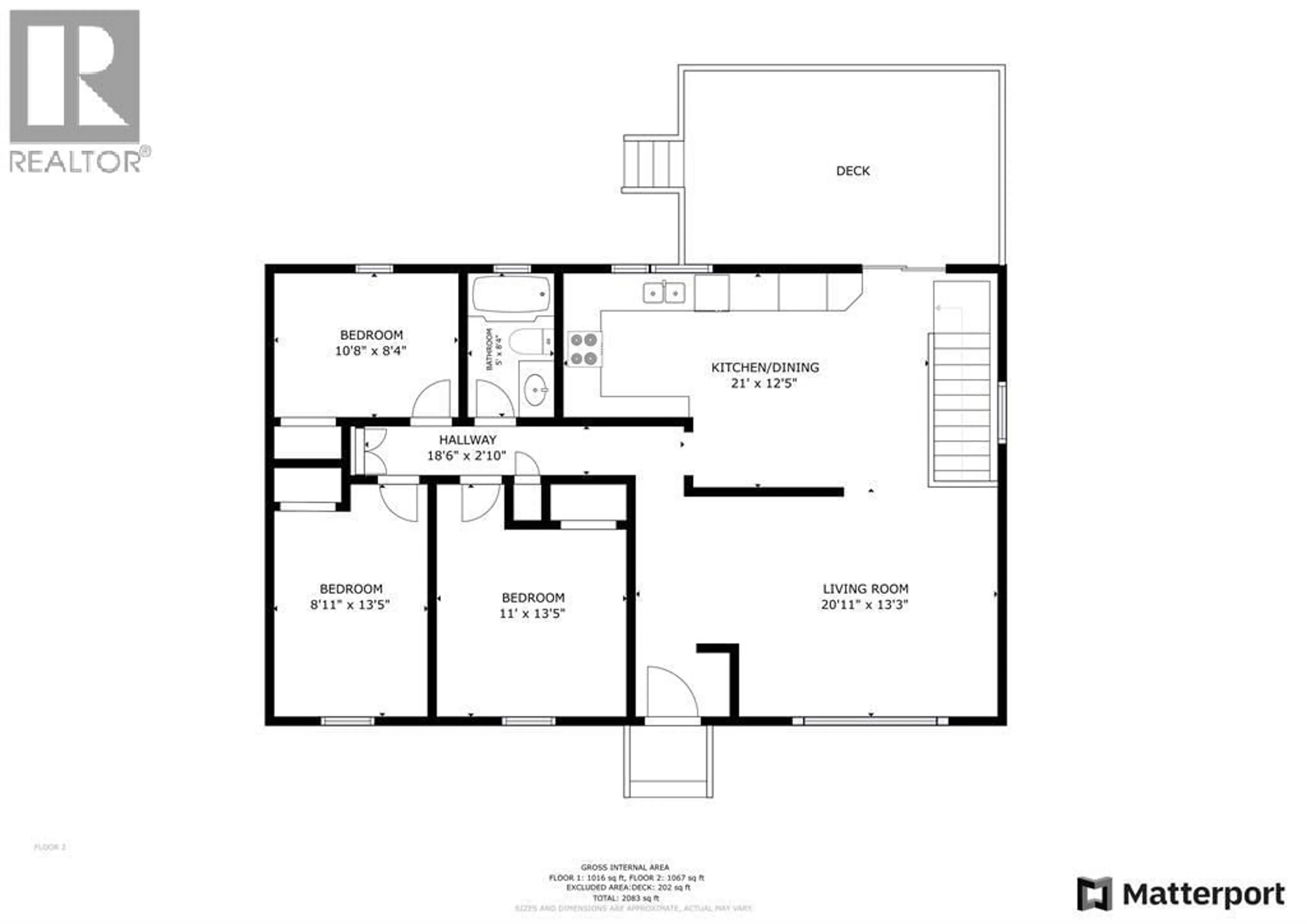 Floor plan for 10515 104 AVENUE, Fort St. John British Columbia V1J8E1