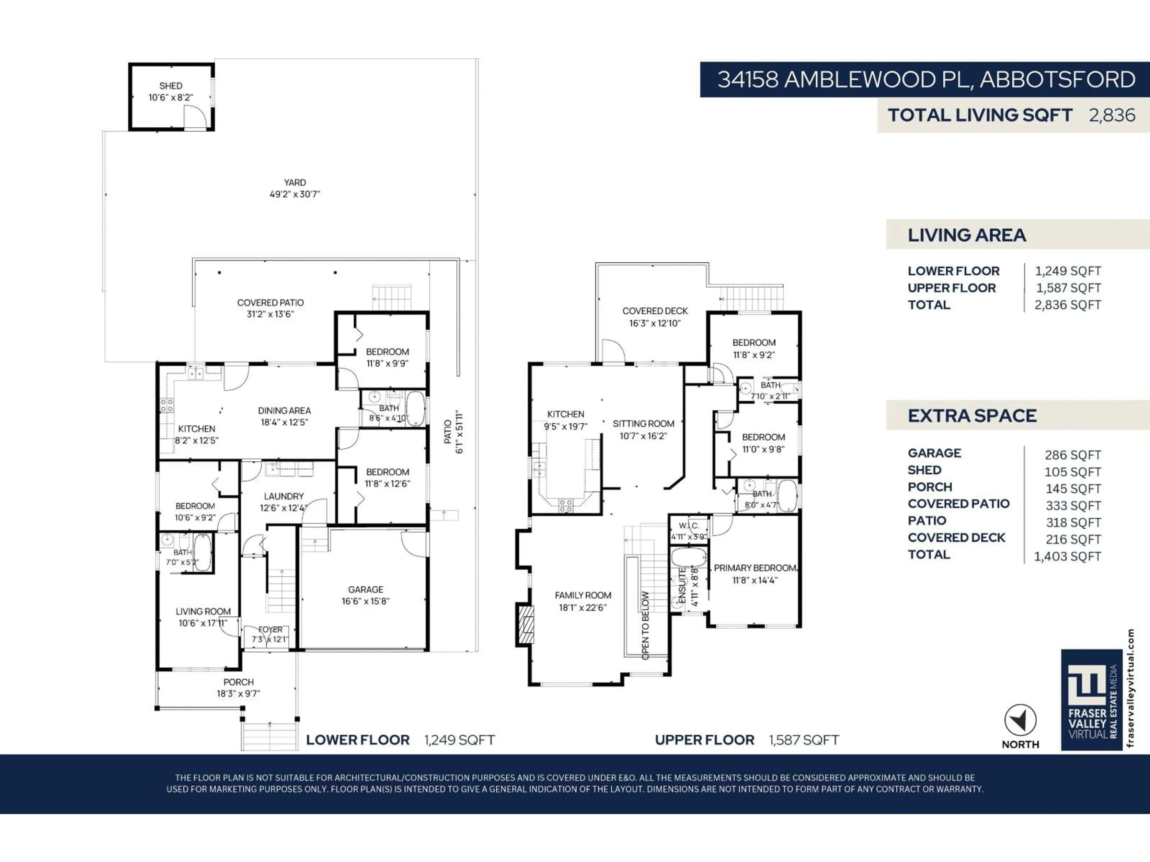 Floor plan for 34158 AMBLEWOOD PLACE, Abbotsford British Columbia V2S7N2