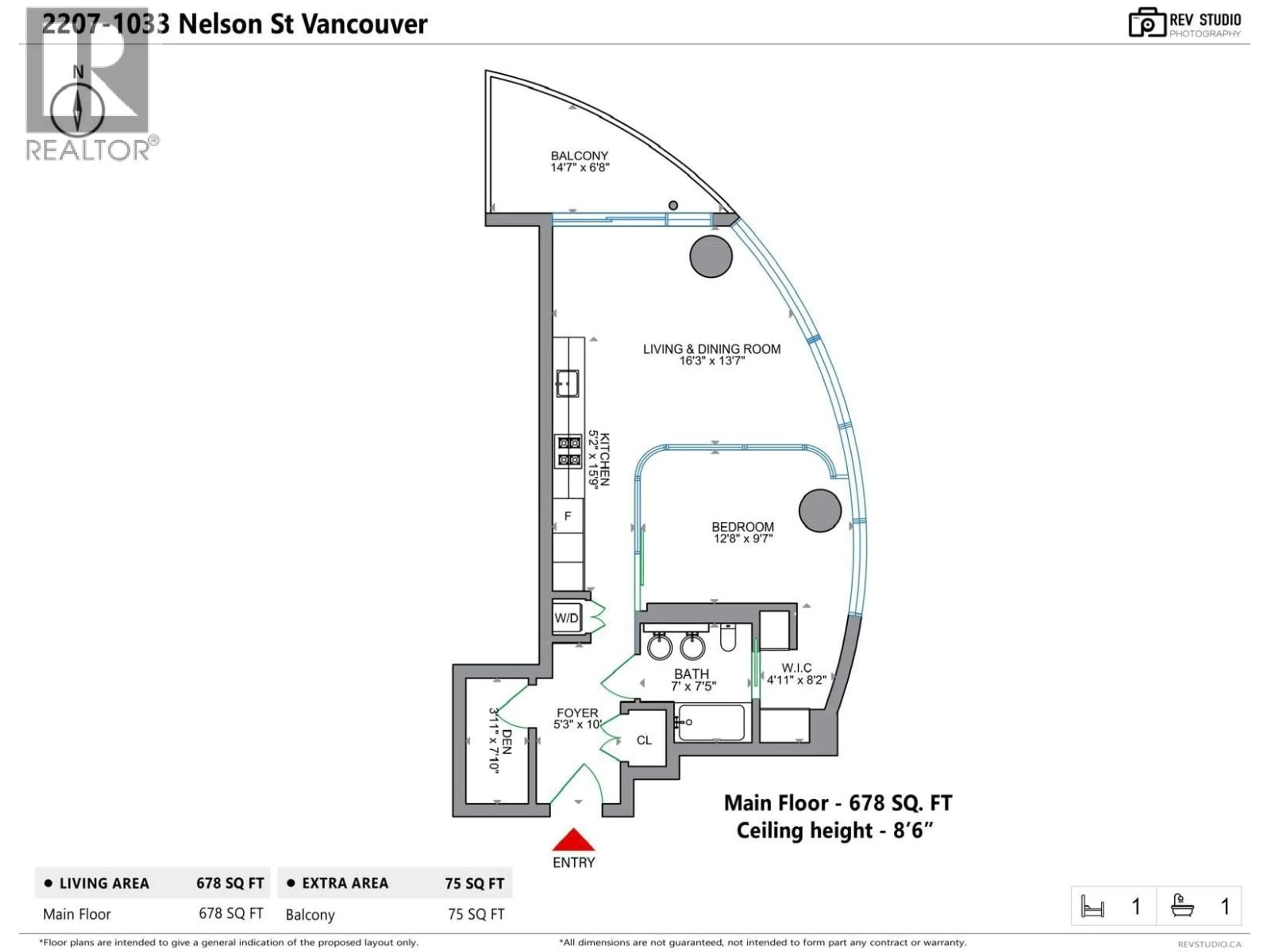 Floor plan for 1033 NELSON STREET, Vancouver British Columbia V6E0E5