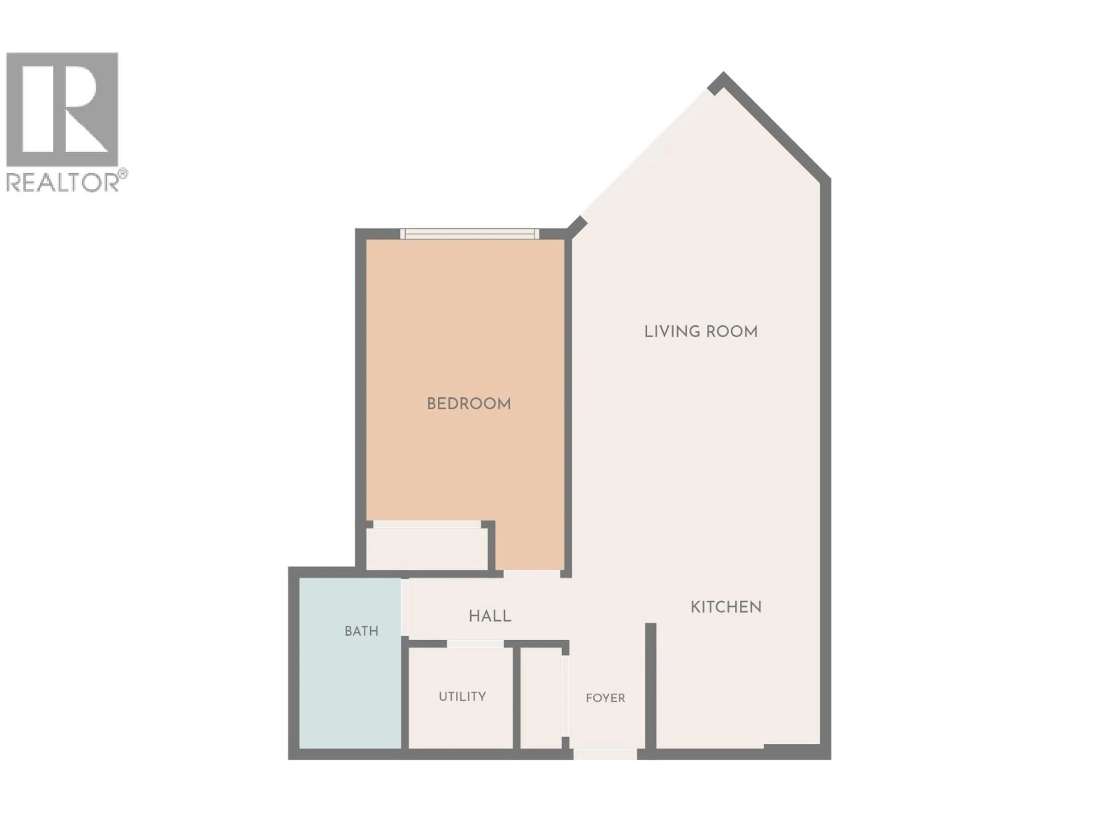 Floor plan for 411 - 280 BROADWAY AVENUE, Williams Lake British Columbia V2G4J7