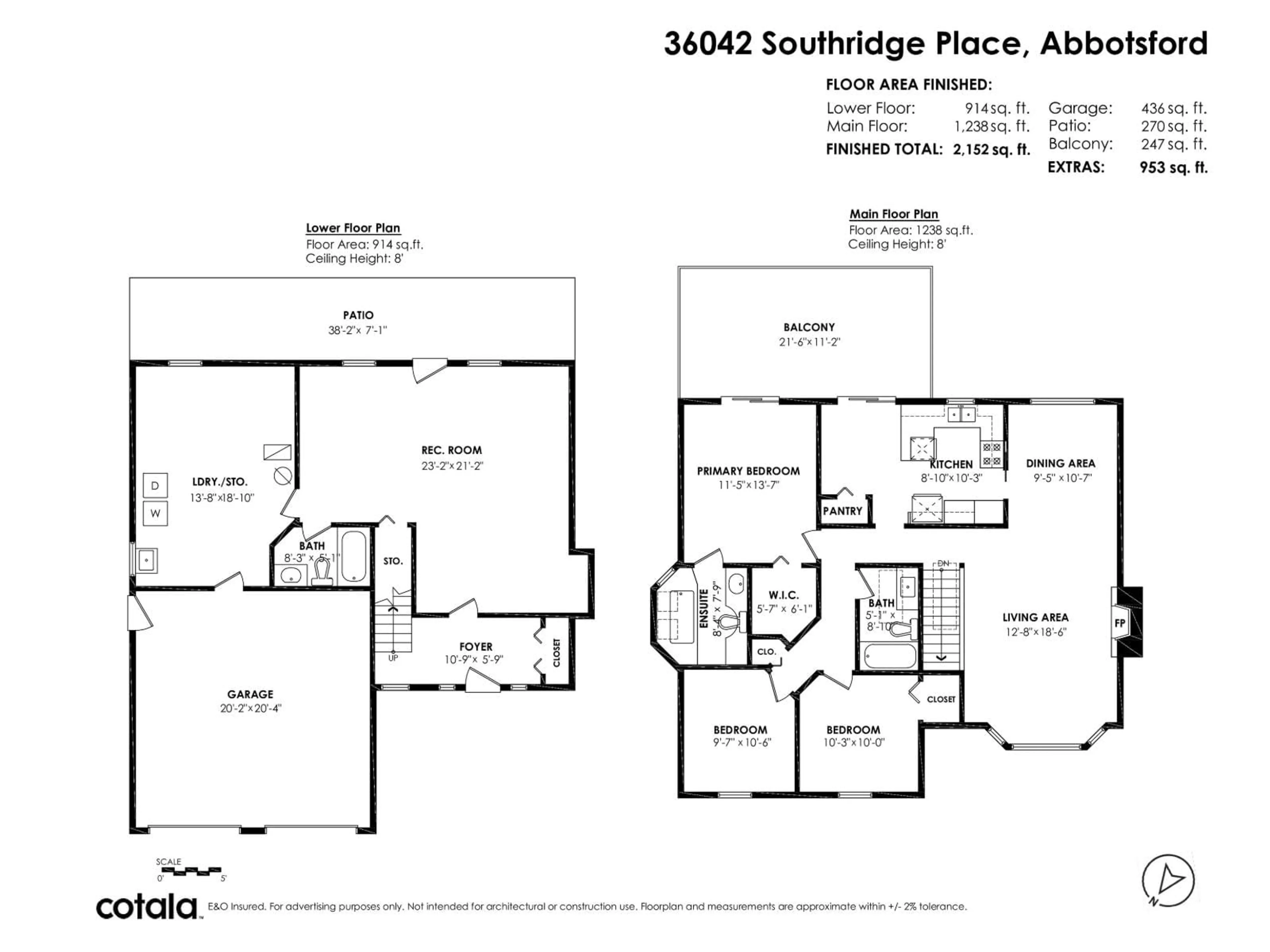 Floor plan for 36042 SOUTHRIDGE PLACE, Abbotsford British Columbia V3G1E2