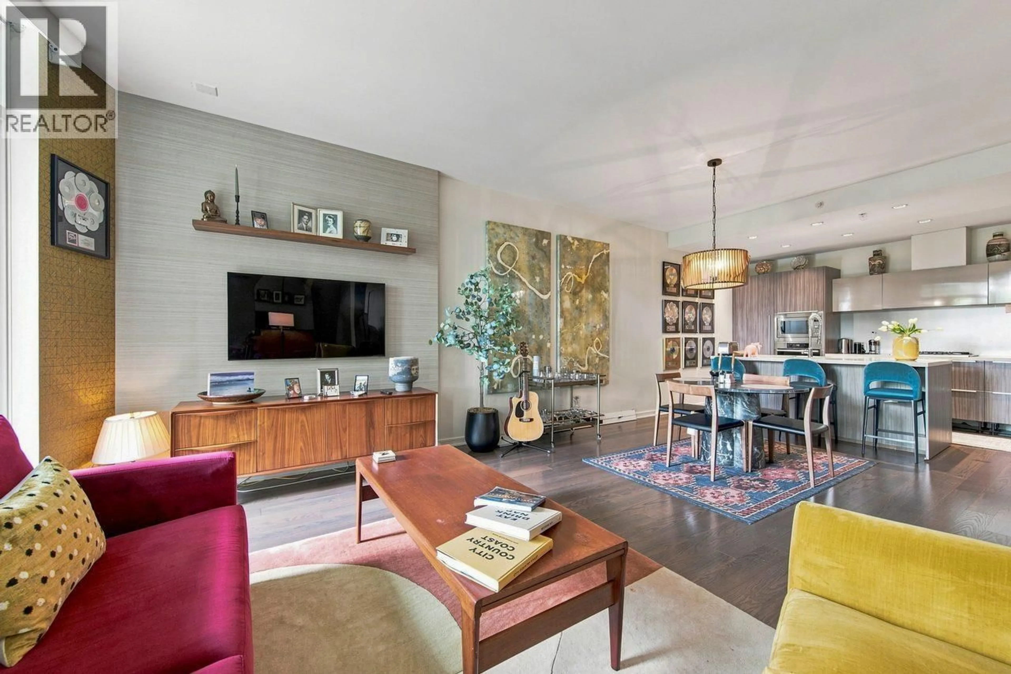 Living room with furniture, unknown for 306 - 1616 COLUMBIA STREET, Vancouver British Columbia V5Y0B7