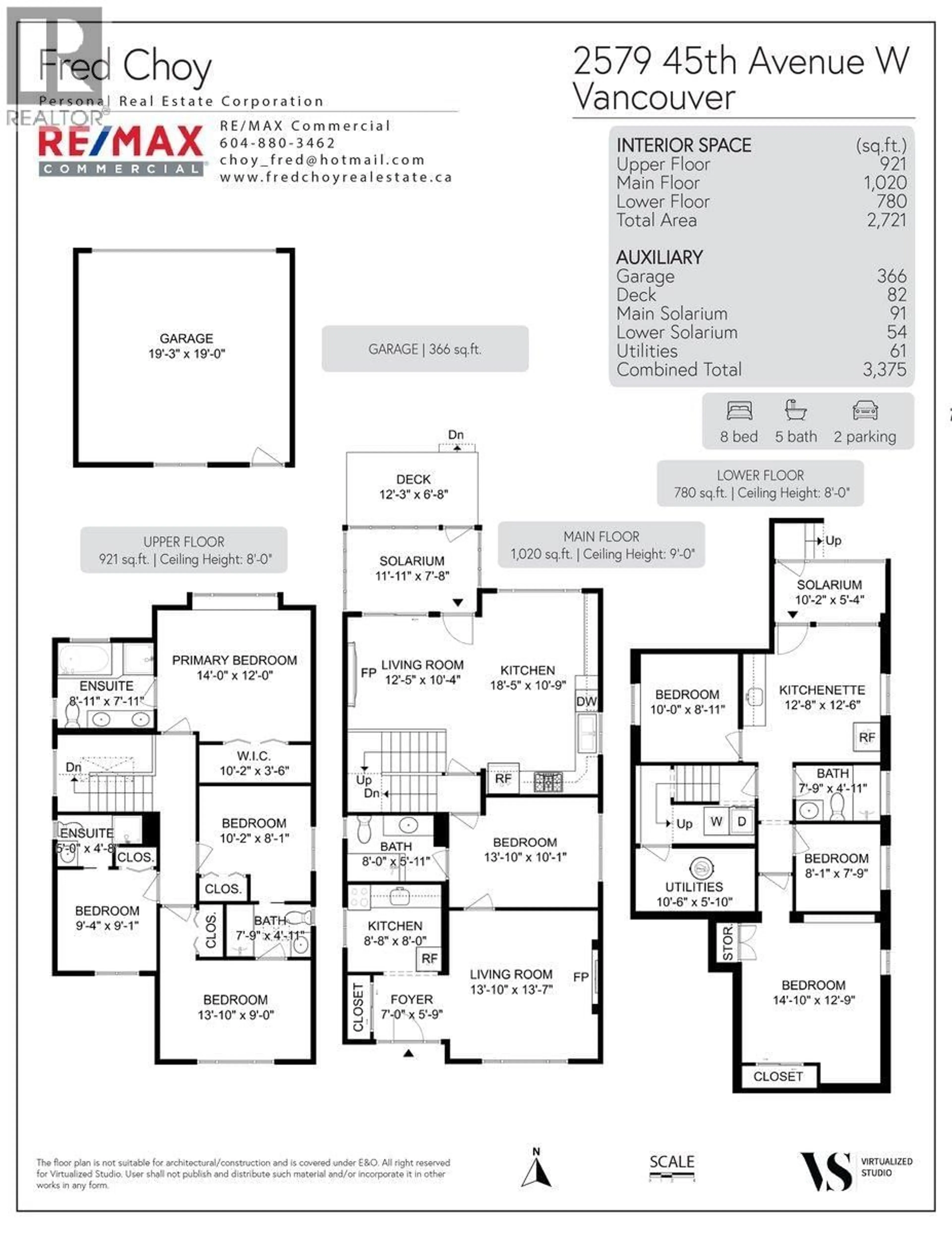 Floor plan for 2579 45TH AVENUE, Vancouver British Columbia V6N3K9