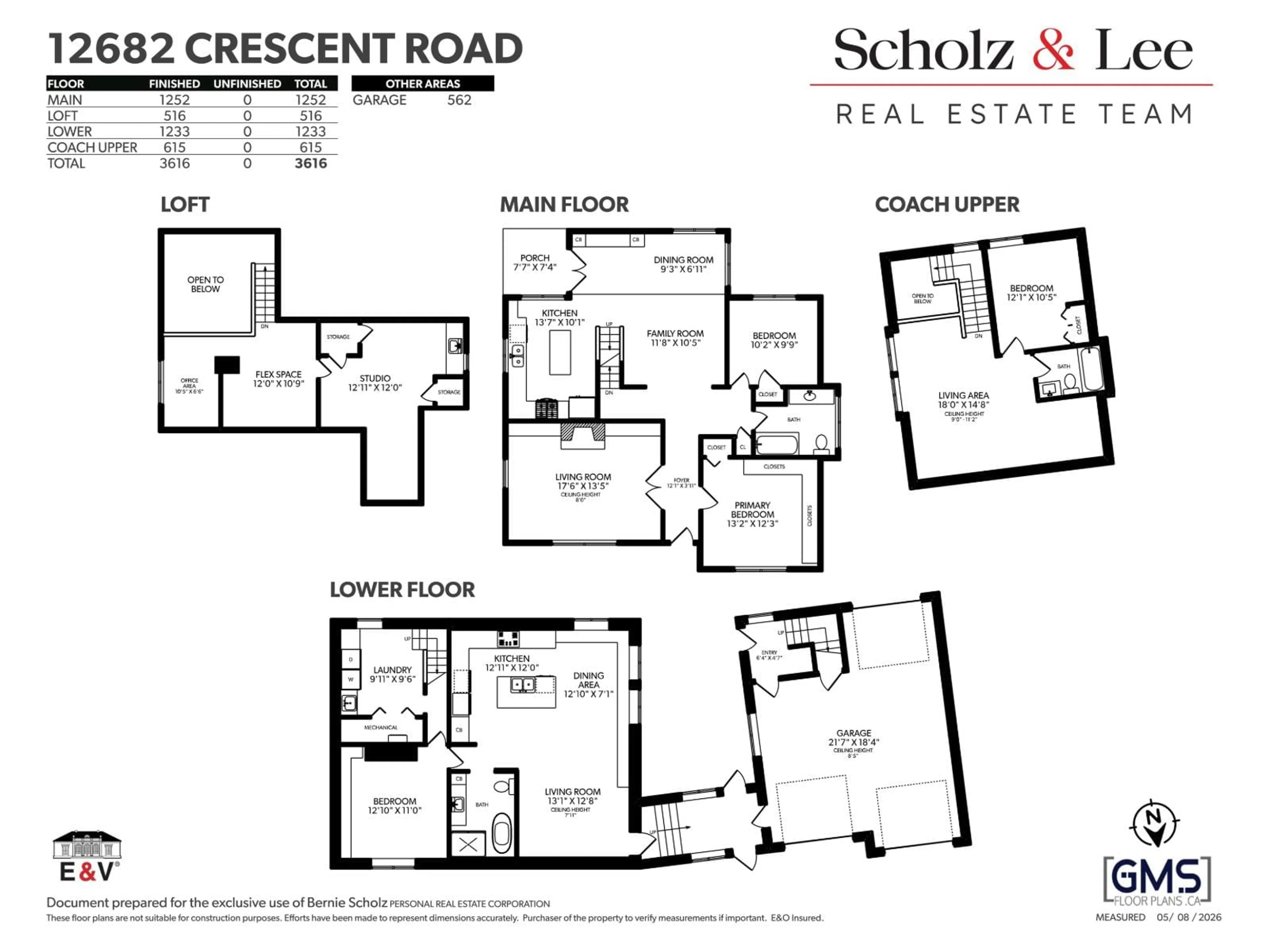 Floor plan for 12682 CRESCENT ROAD, Surrey British Columbia V4A2V5