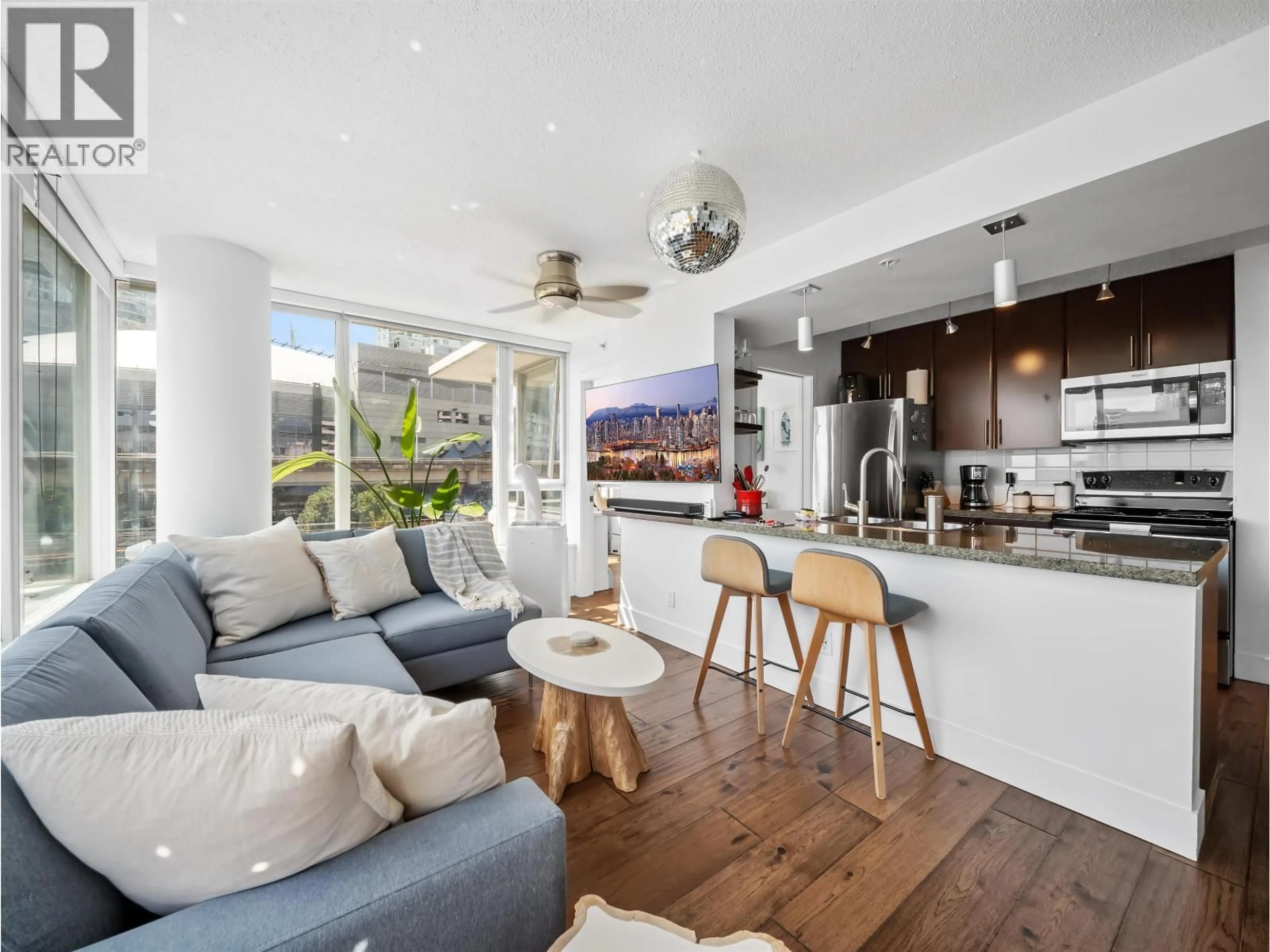 Open concept kitchen, unknown for 502 - 688 ABBOTT STREET, Vancouver British Columbia V6B0B9