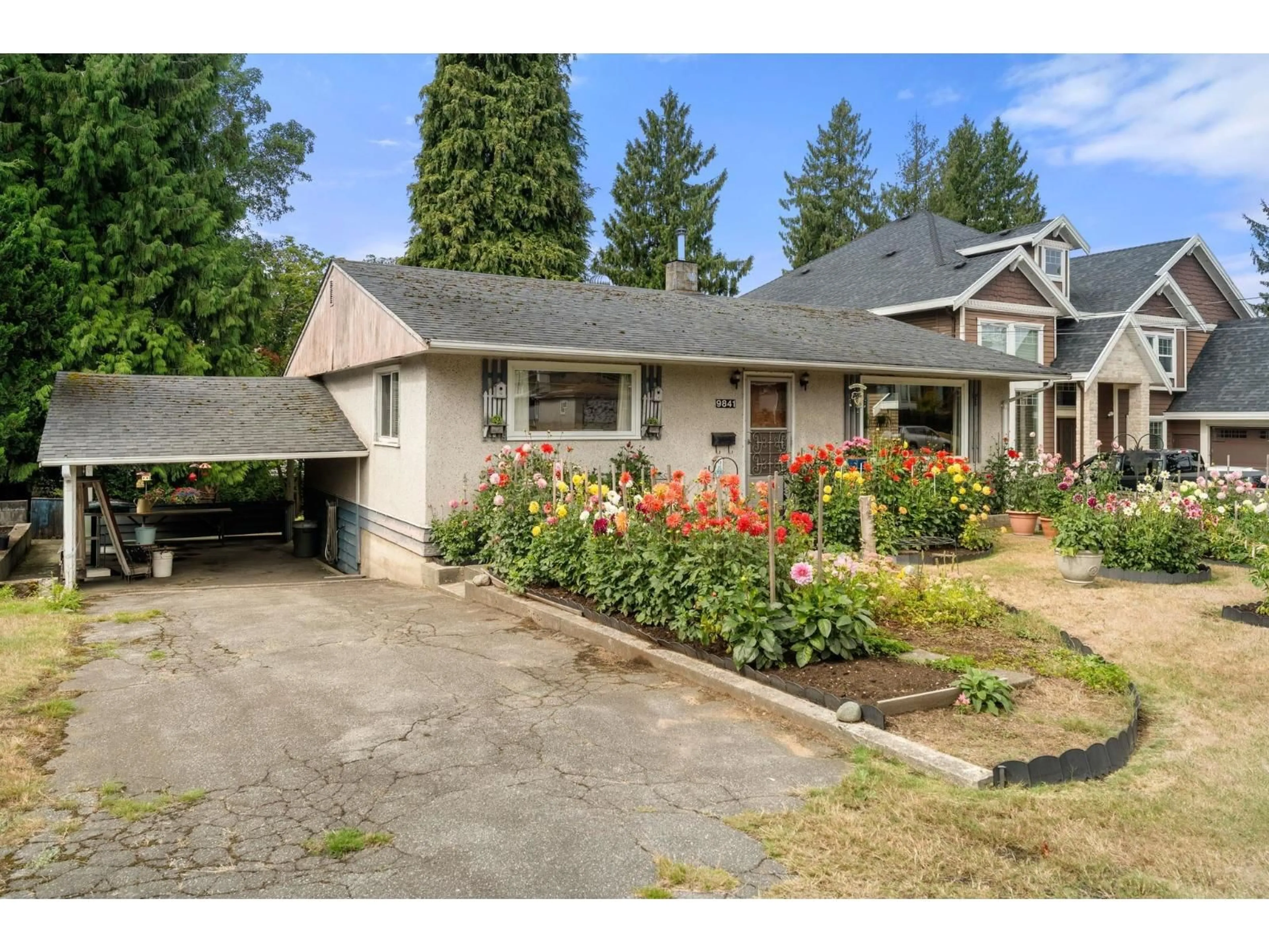 A pic from outside/outdoor area/front of a property/back of a property/a pic from drone, street for 9841 121 STREET, Surrey British Columbia V3V4J9