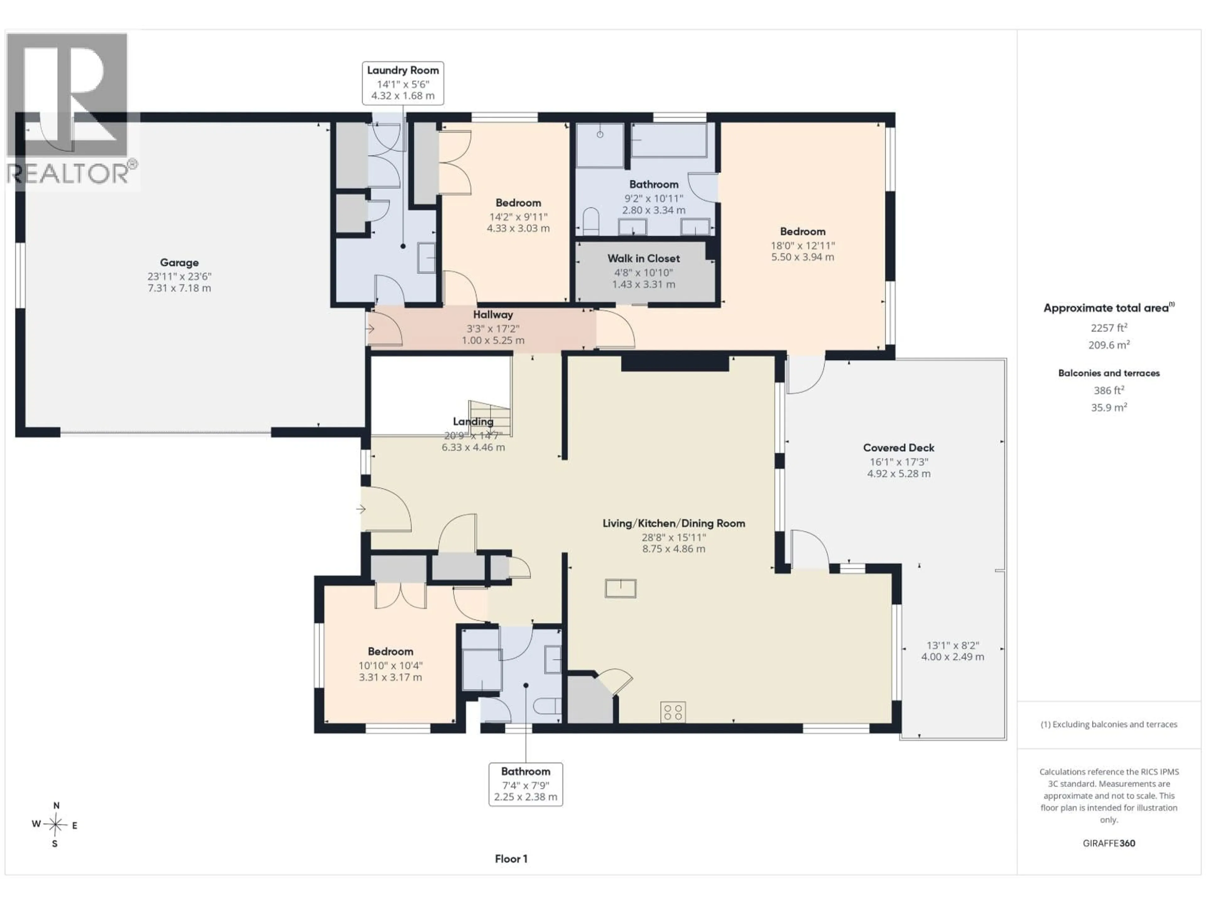 Floor plan for 335 MANDARINO PLACE, Williams Lake British Columbia V2G5J1