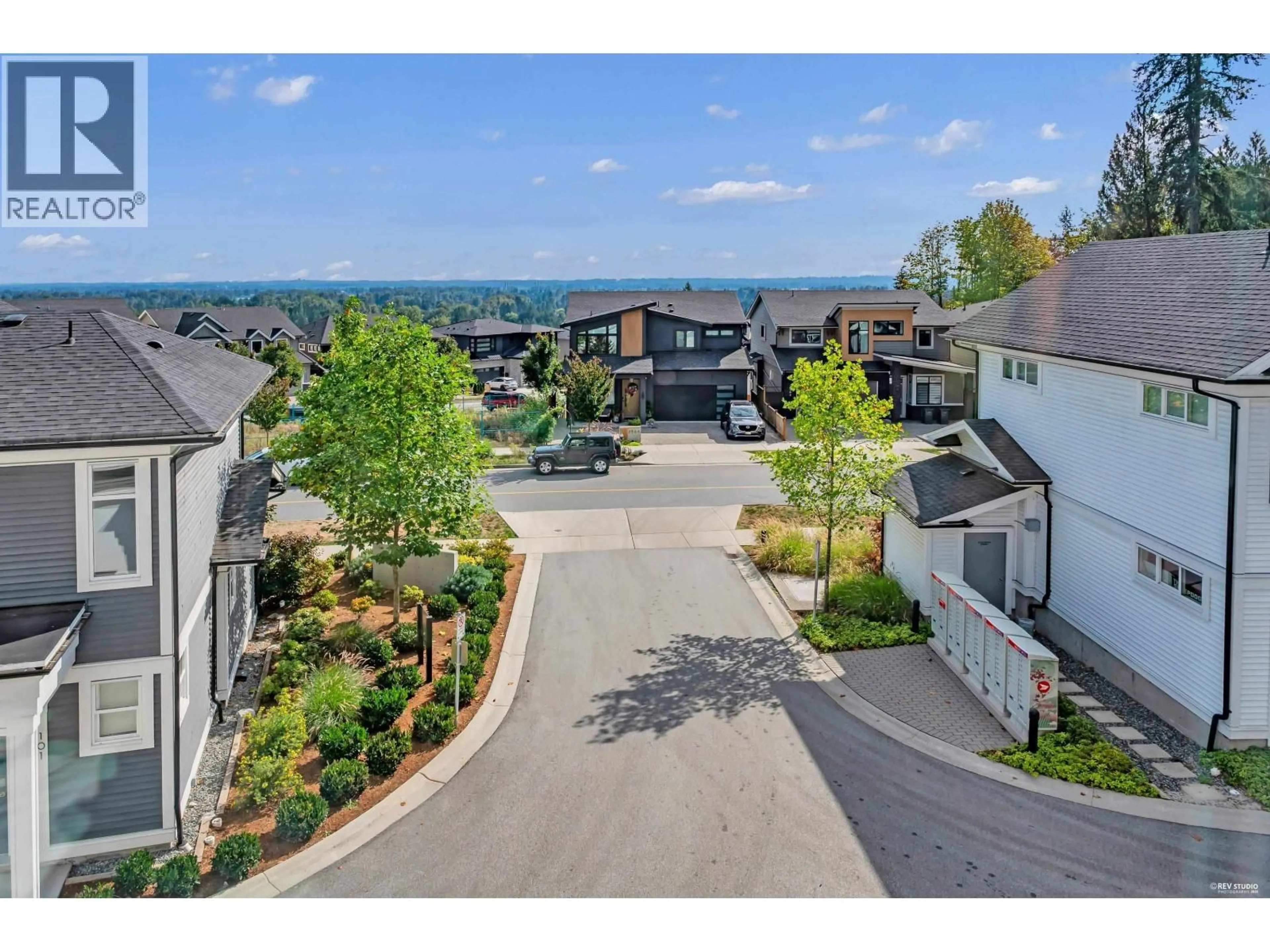 A pic from outside/outdoor area/front of a property/back of a property/a pic from drone, mountain view for 163 - 3565 BAYCREST AVENUE, Coquitlam British Columbia V3B2W7