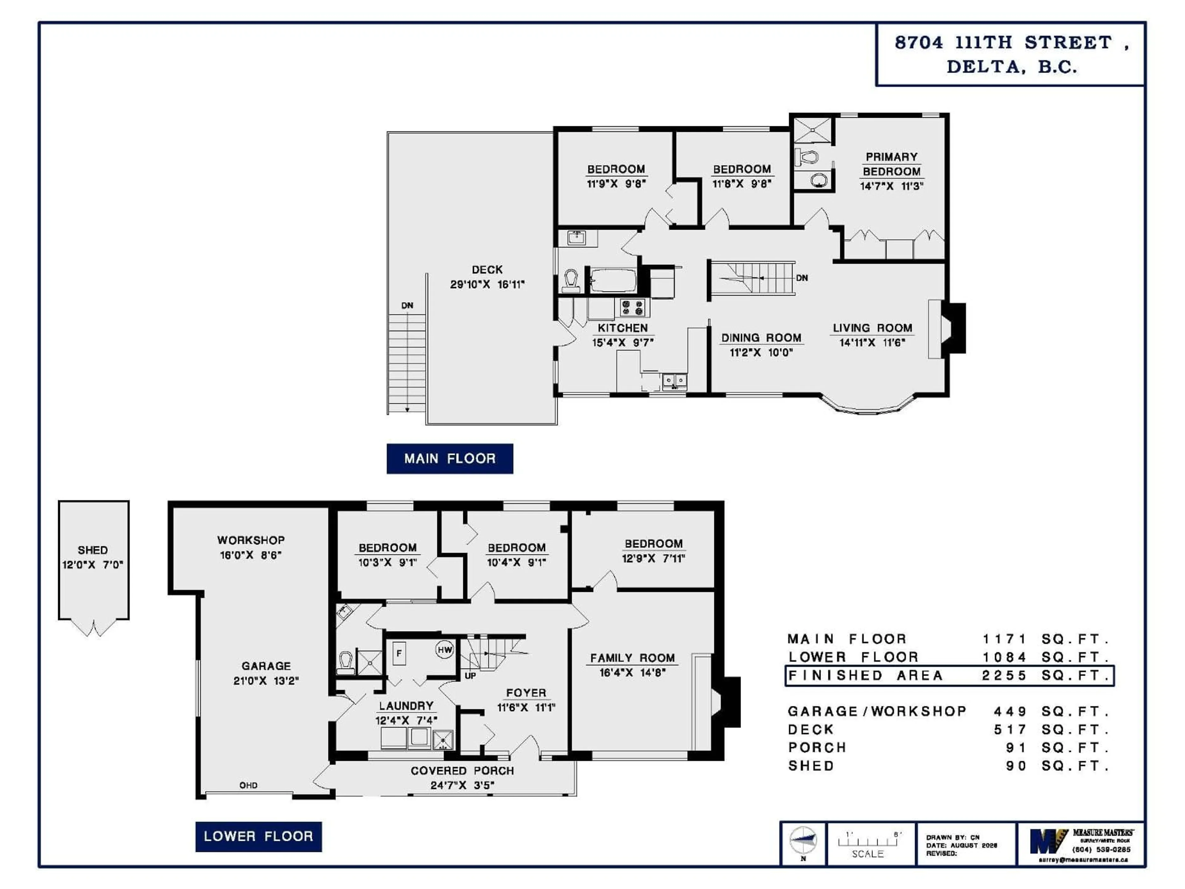 Floor plan for 8704 111 STREET, Delta British Columbia V4C4N7