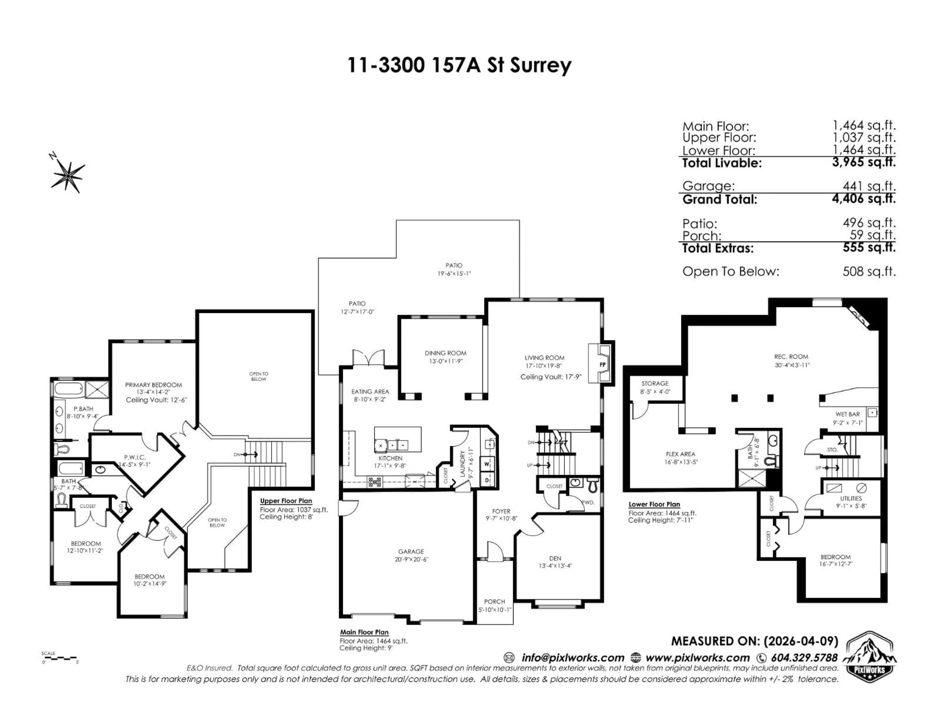 Floor plan for 11 - 3300 157A STREET, Surrey British Columbia V3Z2P2