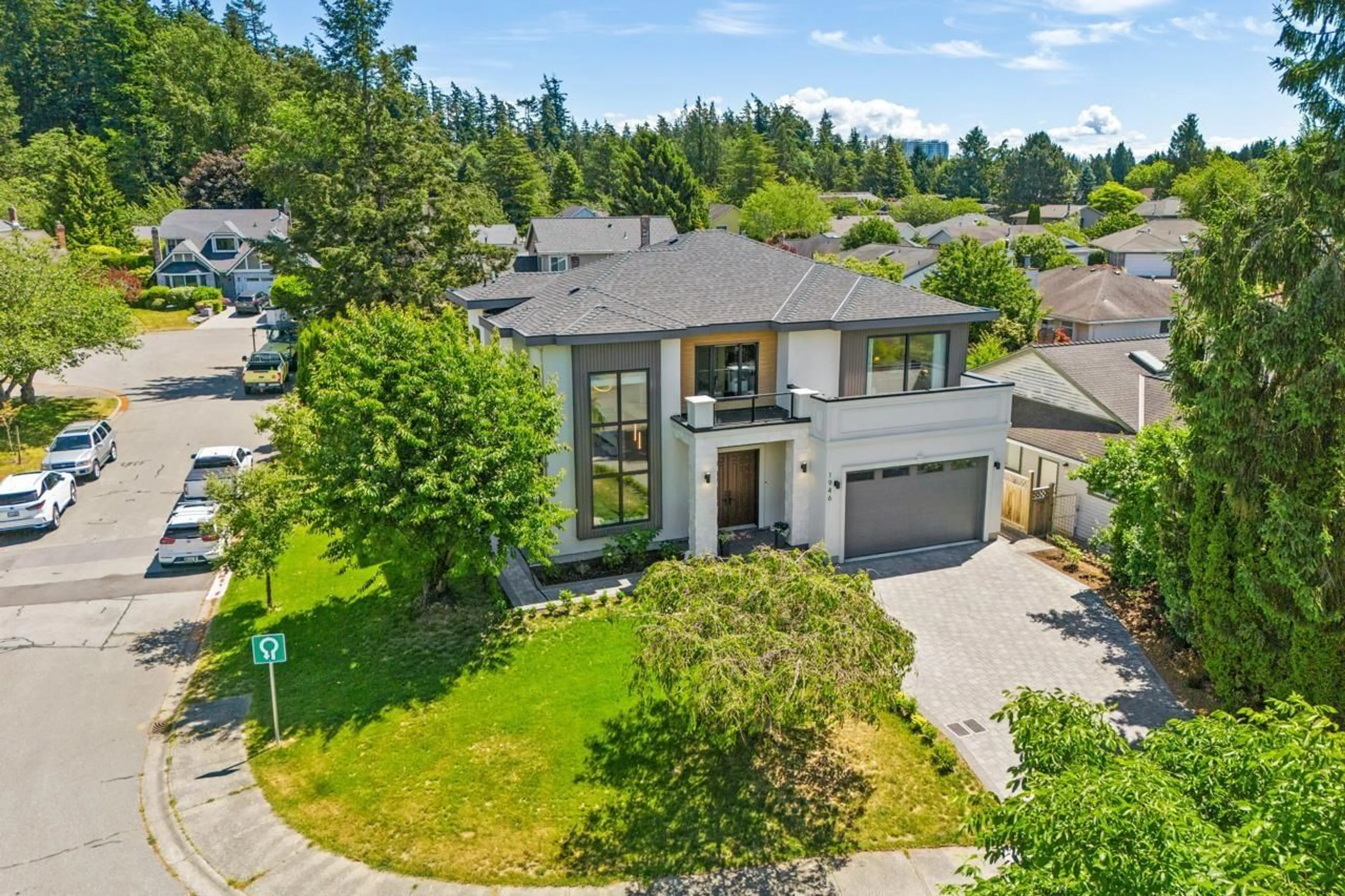 A pic from outside/outdoor area/front of a property/back of a property/a pic from drone, street for 1946 143A STREET, Surrey British Columbia V4A7T1