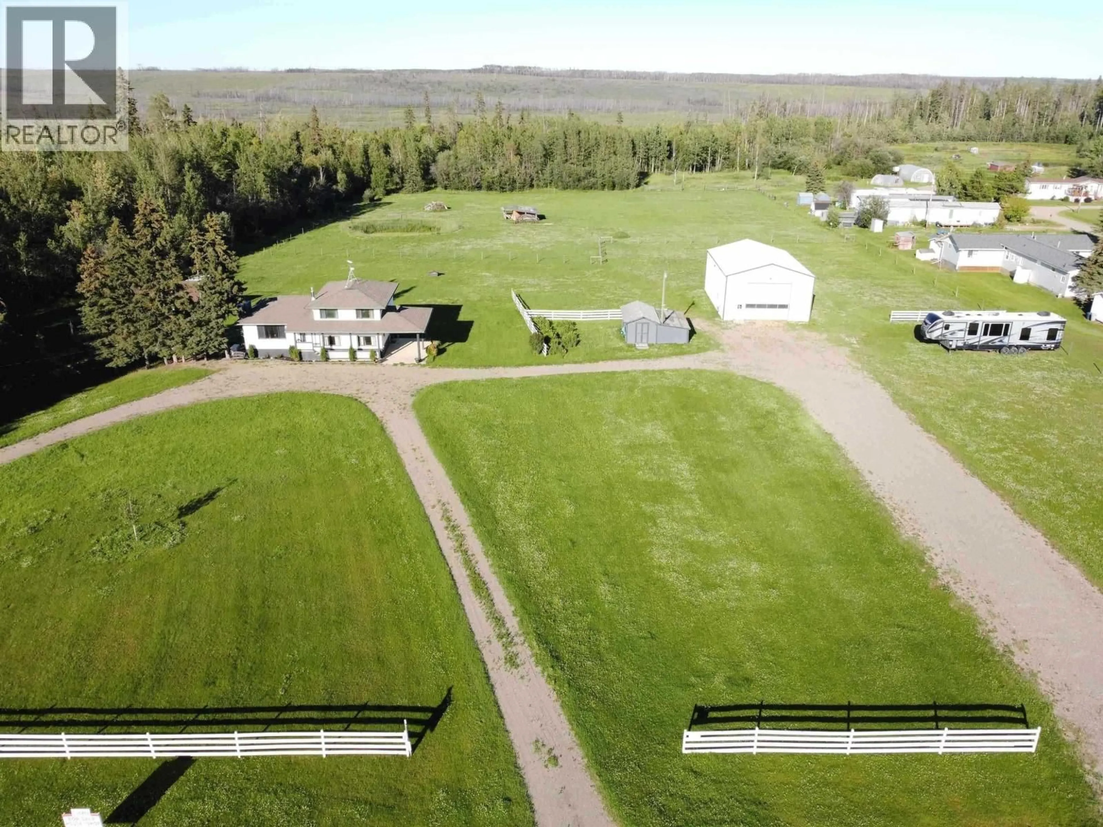A pic from outside/outdoor area/front of a property/back of a property/a pic from drone, building for 11906 SHEPHERDS INN FRONTAGE ROAD, Fort St. John British Columbia V0C1Y0