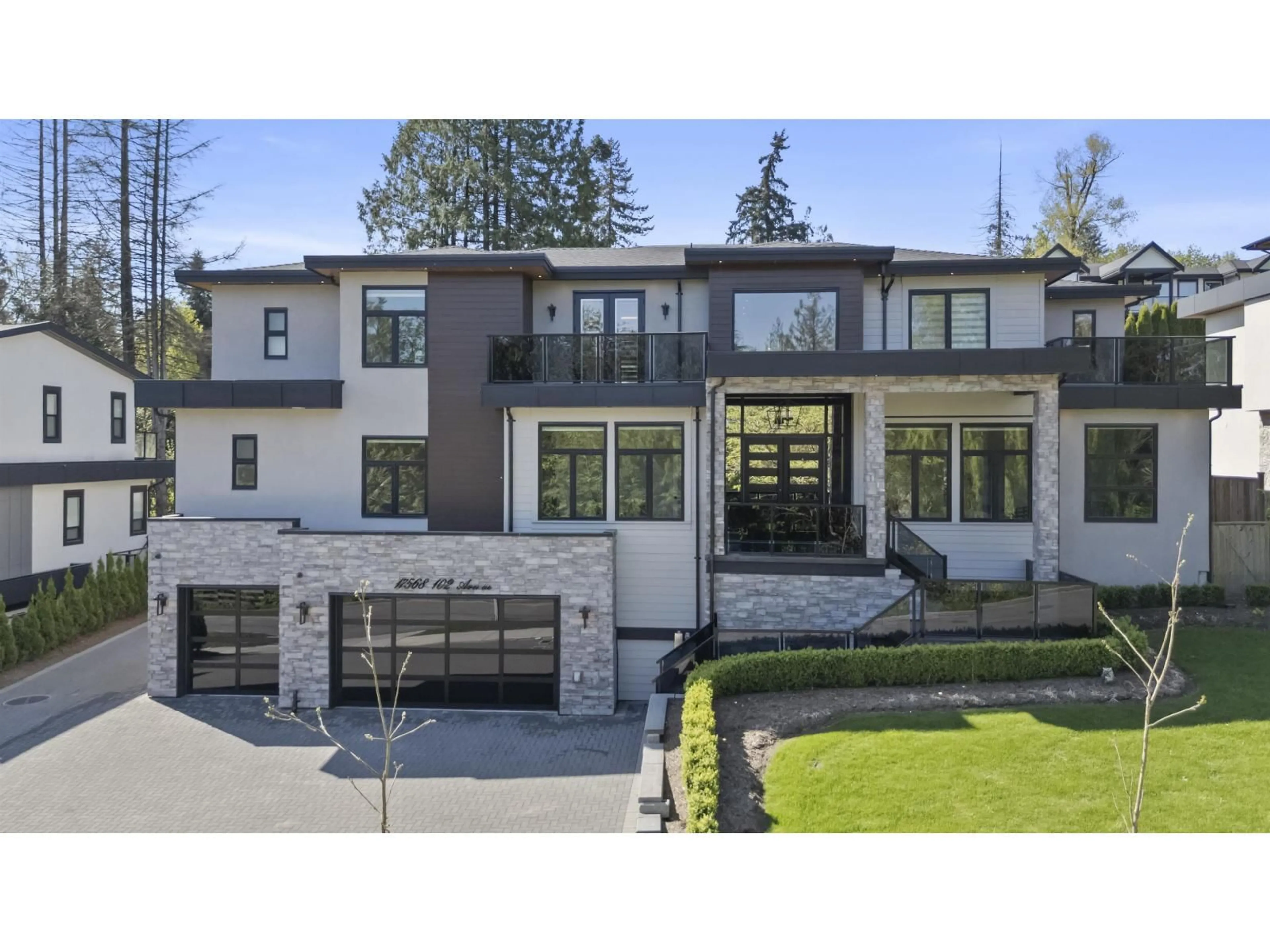 Home with brick exterior material, street for 17568 102 AVENUE, Surrey British Columbia V4N4H2
