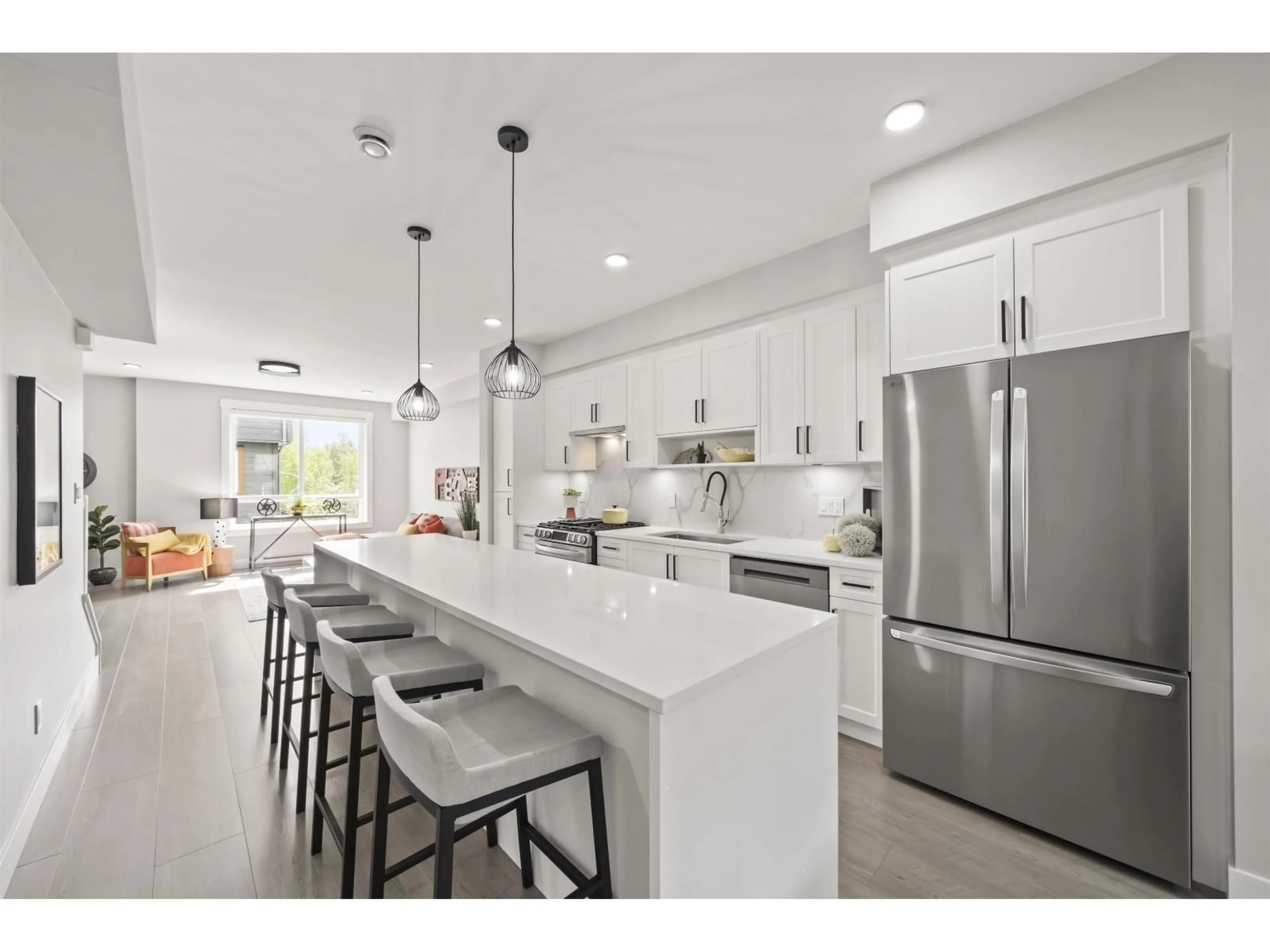 Open concept kitchen, ceramic/tile floor for 25 - 17155 79A AVENUE, Surrey British Columbia V0N0V0