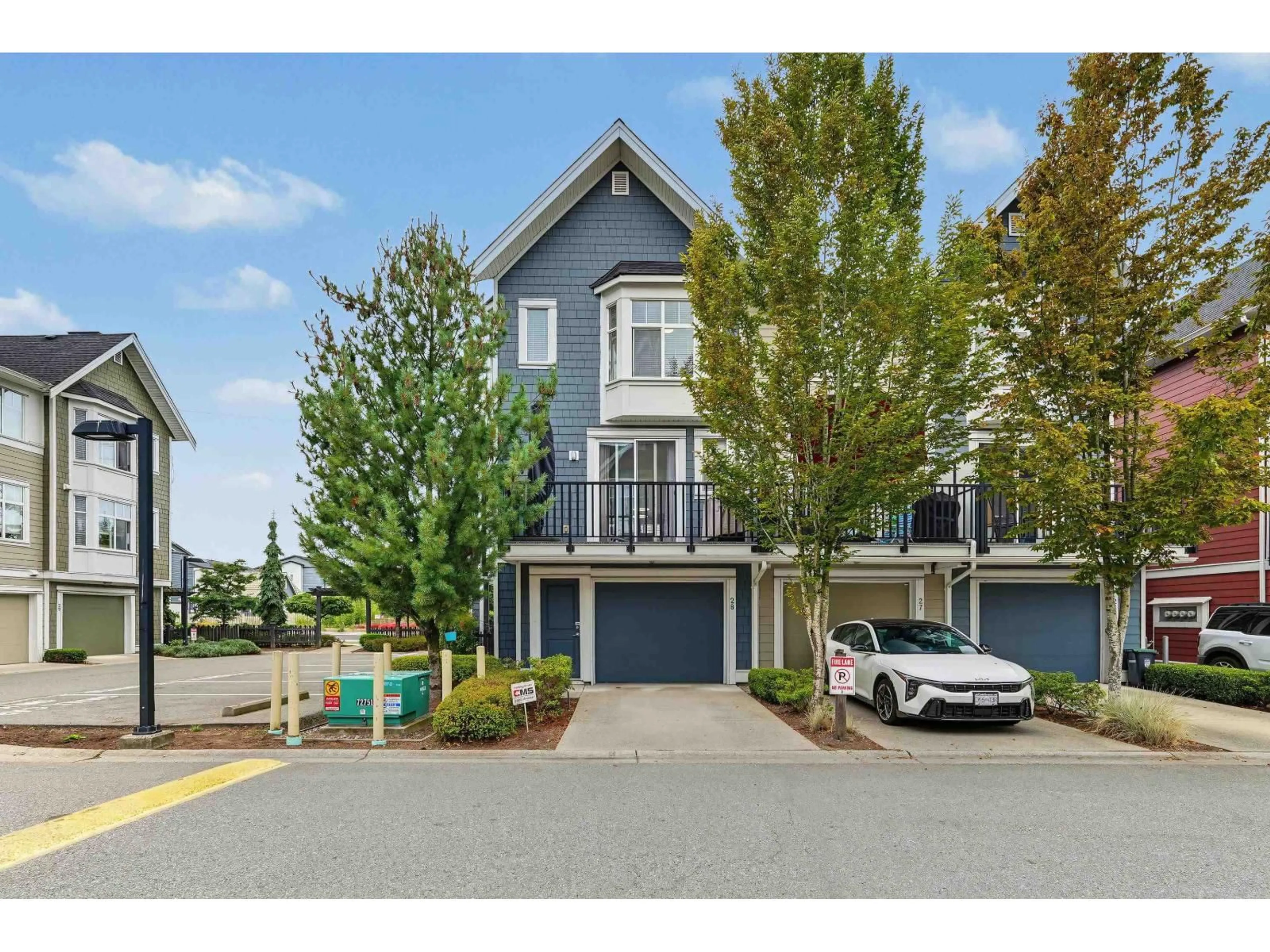 A pic from outside/outdoor area/front of a property/back of a property/a pic from drone, street for 28 - 20852 77A AVENUE, Langley British Columbia V2Y0R8
