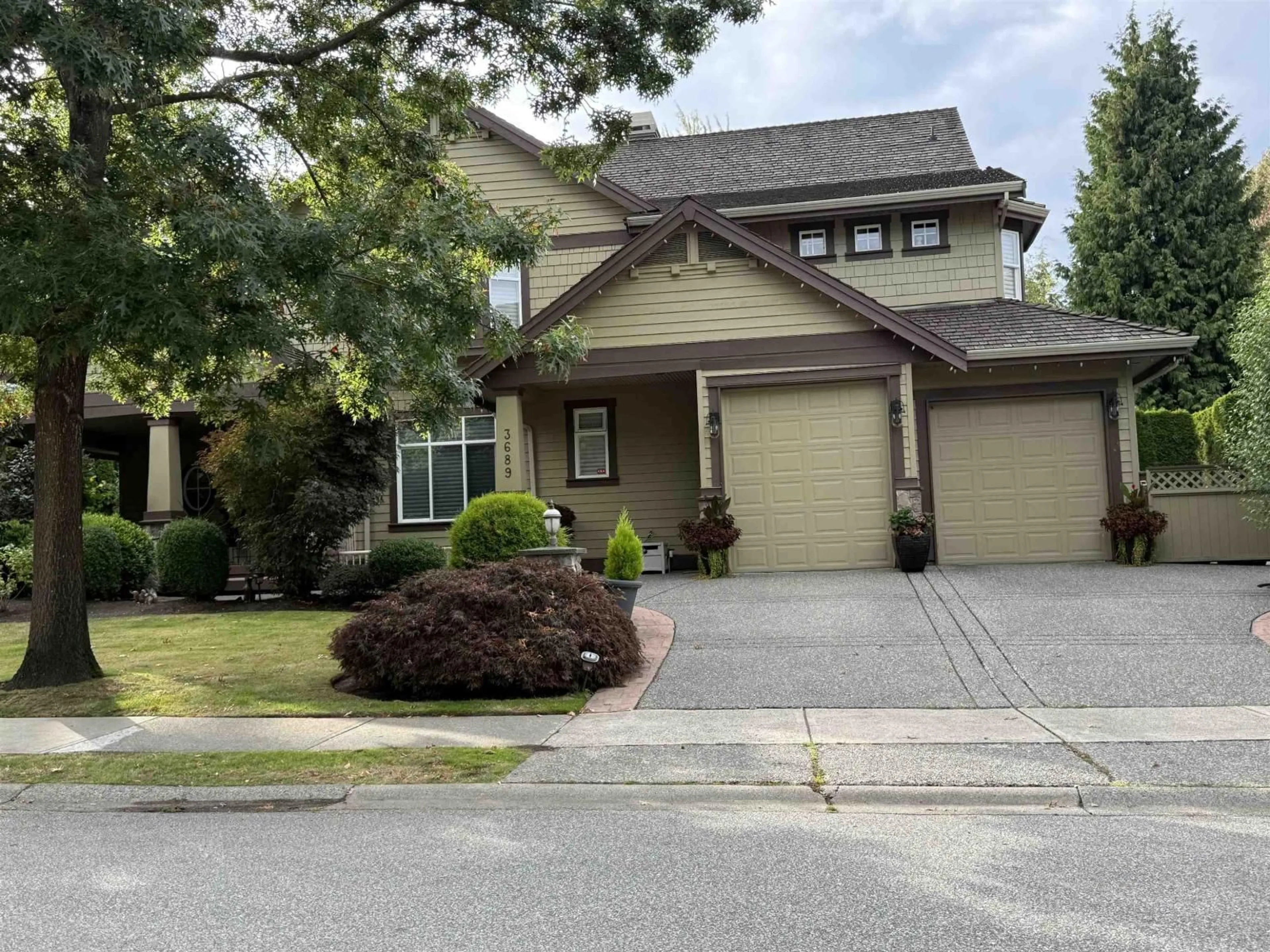 Home with vinyl exterior material, street for 3689 159A STREET, Surrey British Columbia V3Z0P1