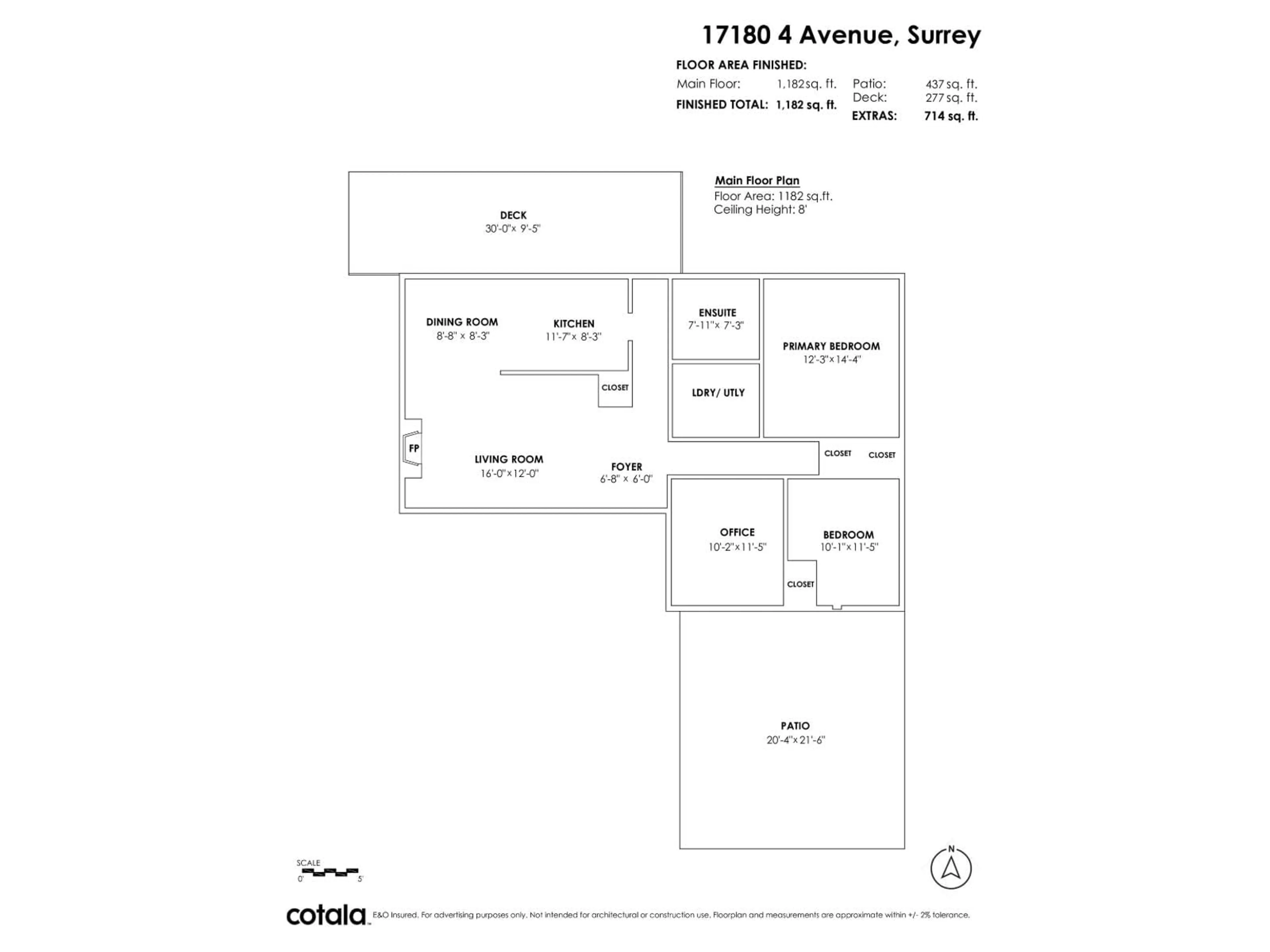 Floor plan for 17180 4 AVENUE, Surrey British Columbia V3Z9P6