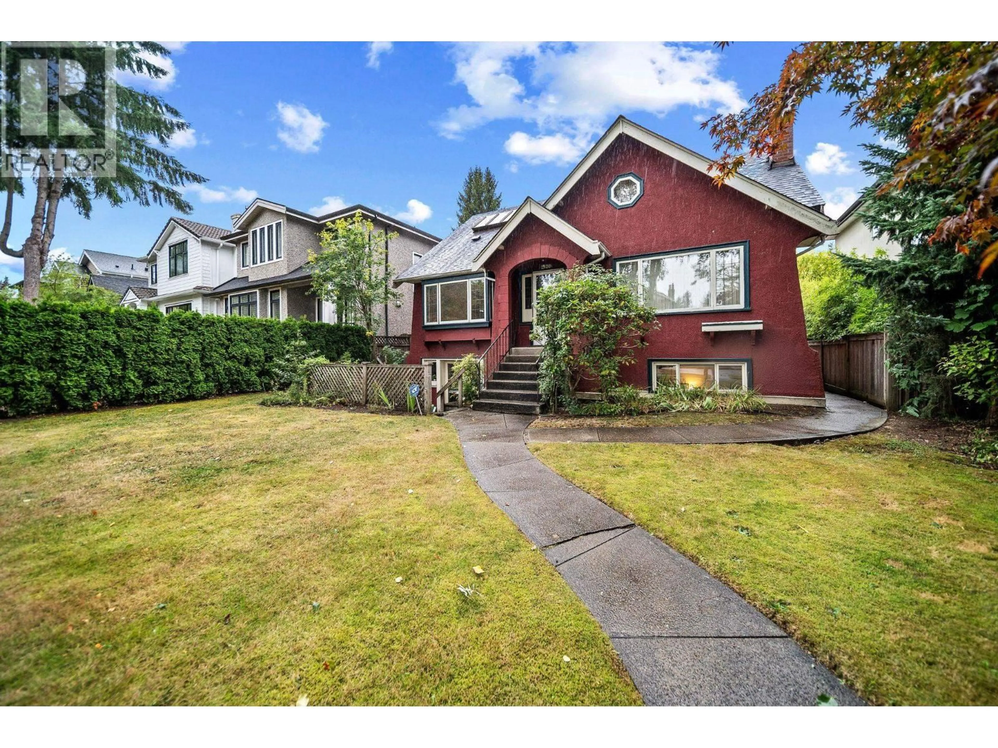 A pic from outside/outdoor area/front of a property/back of a property/a pic from drone, street for 4311 14TH AVENUE, Vancouver British Columbia V6R2X9