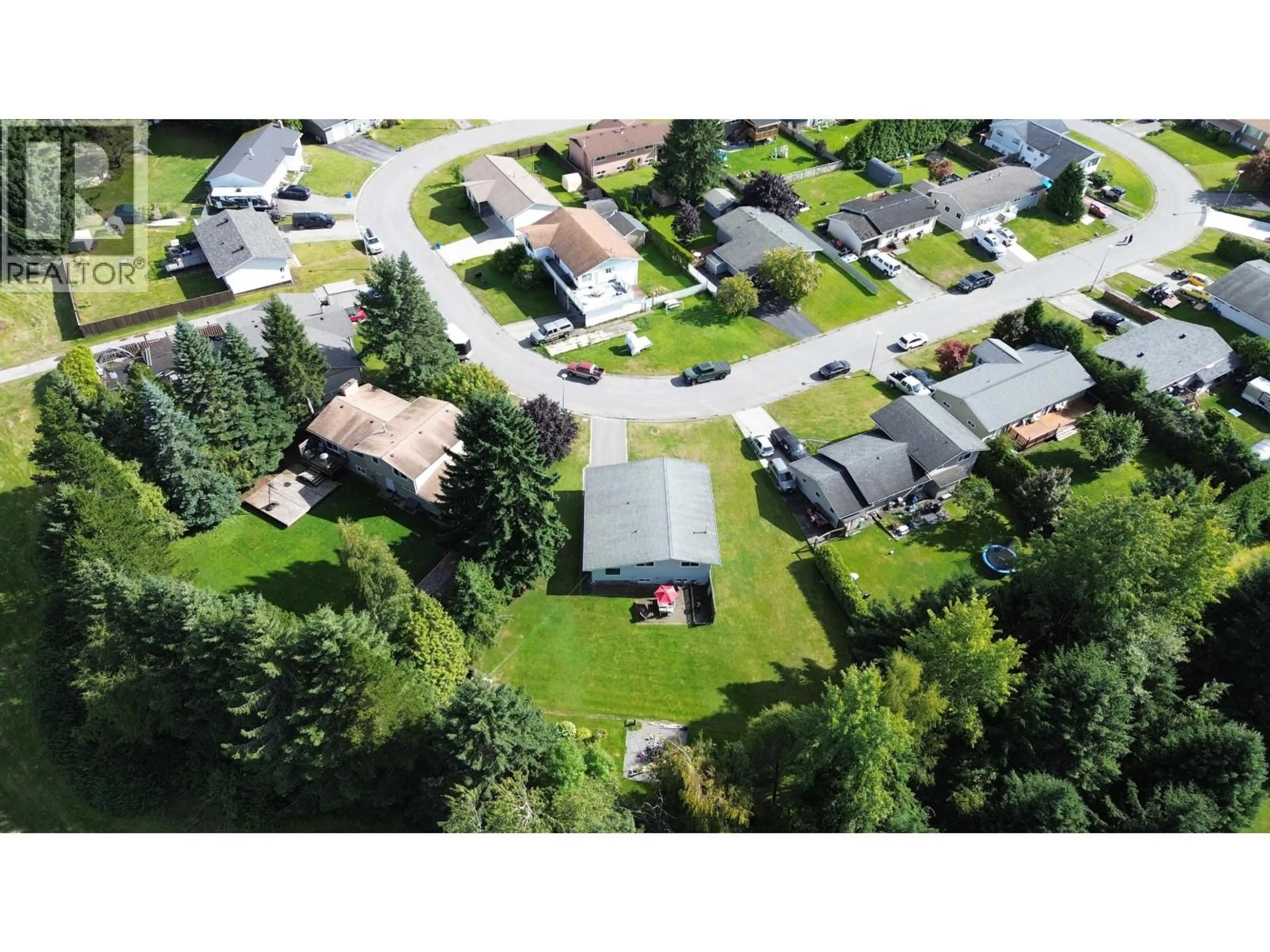 A pic from outside/outdoor area/front of a property/back of a property/a pic from drone, street for 84 CARSWELL STREET, Kitimat British Columbia V8C1B3