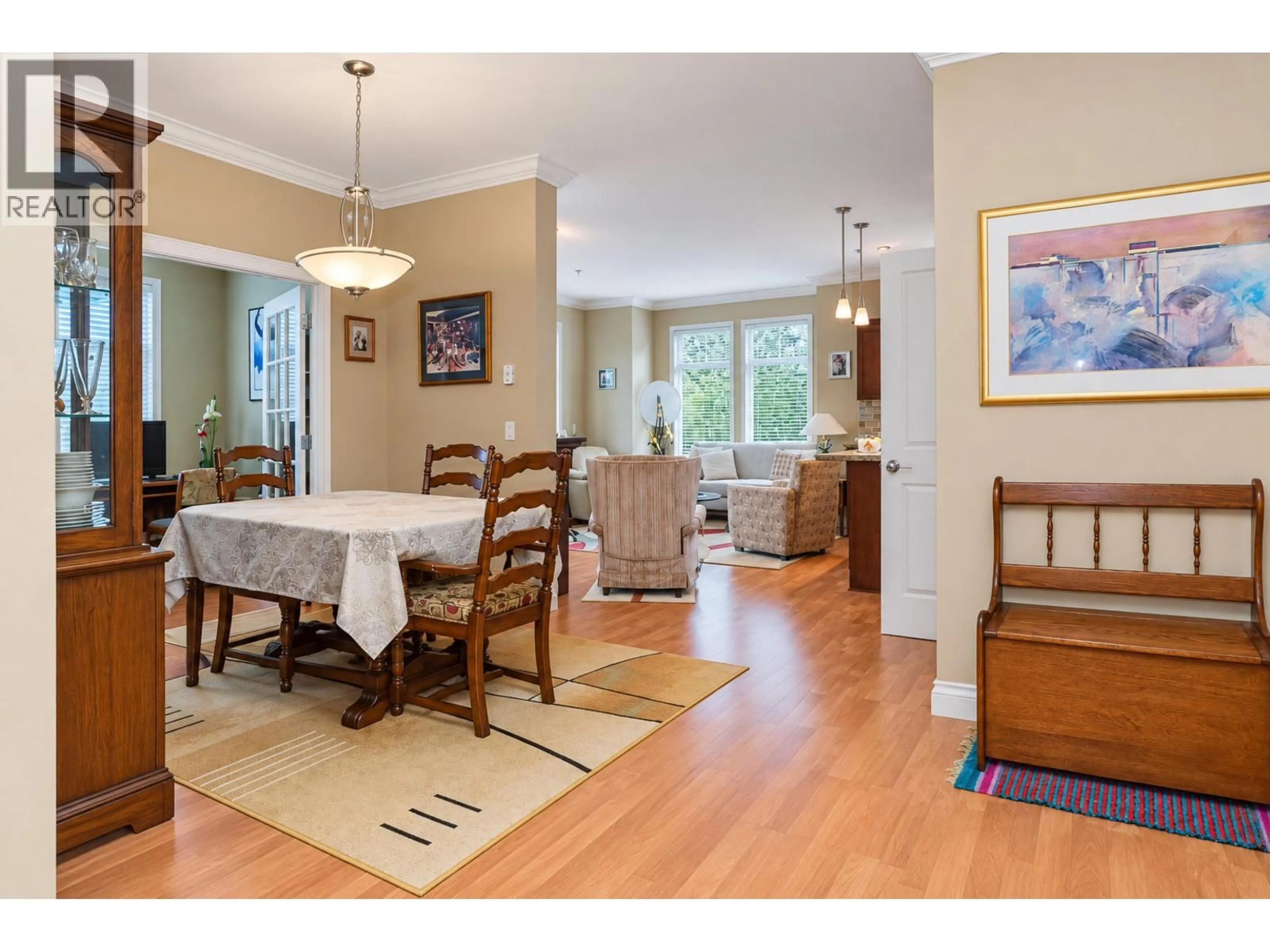 Dining room, wood/laminate floor for 326 - 12258 224TH STREET, Maple Ridge British Columbia V2X8Y7