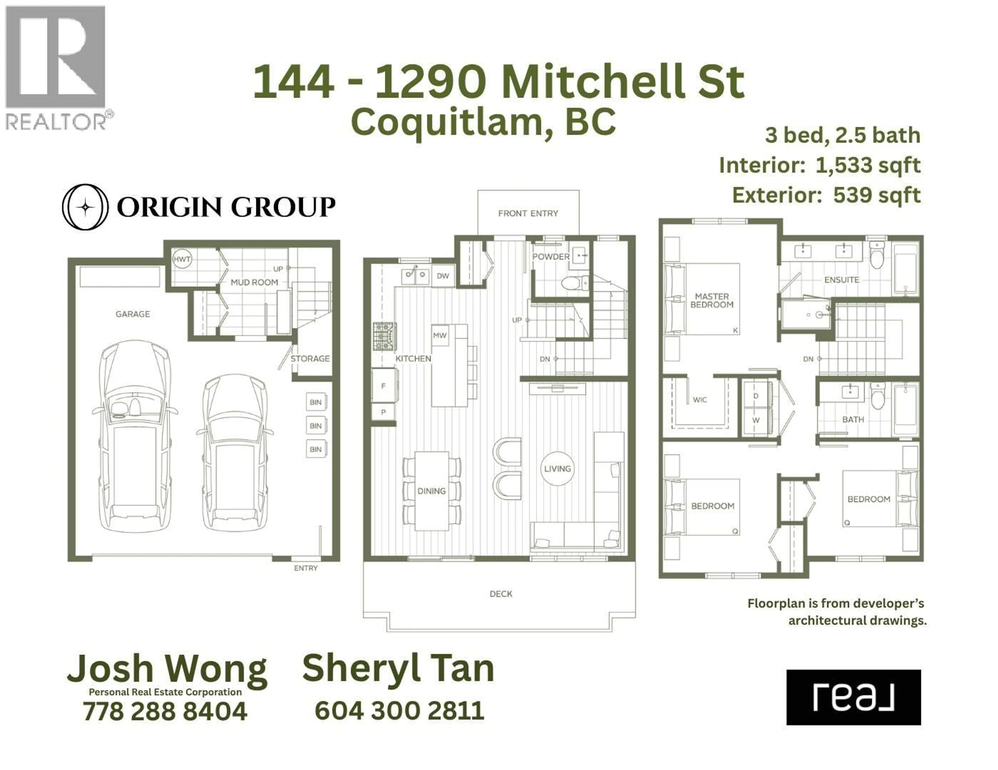 Floor plan for 144 - 1290 MITCHELL STREET, Coquitlam British Columbia V3E0N9