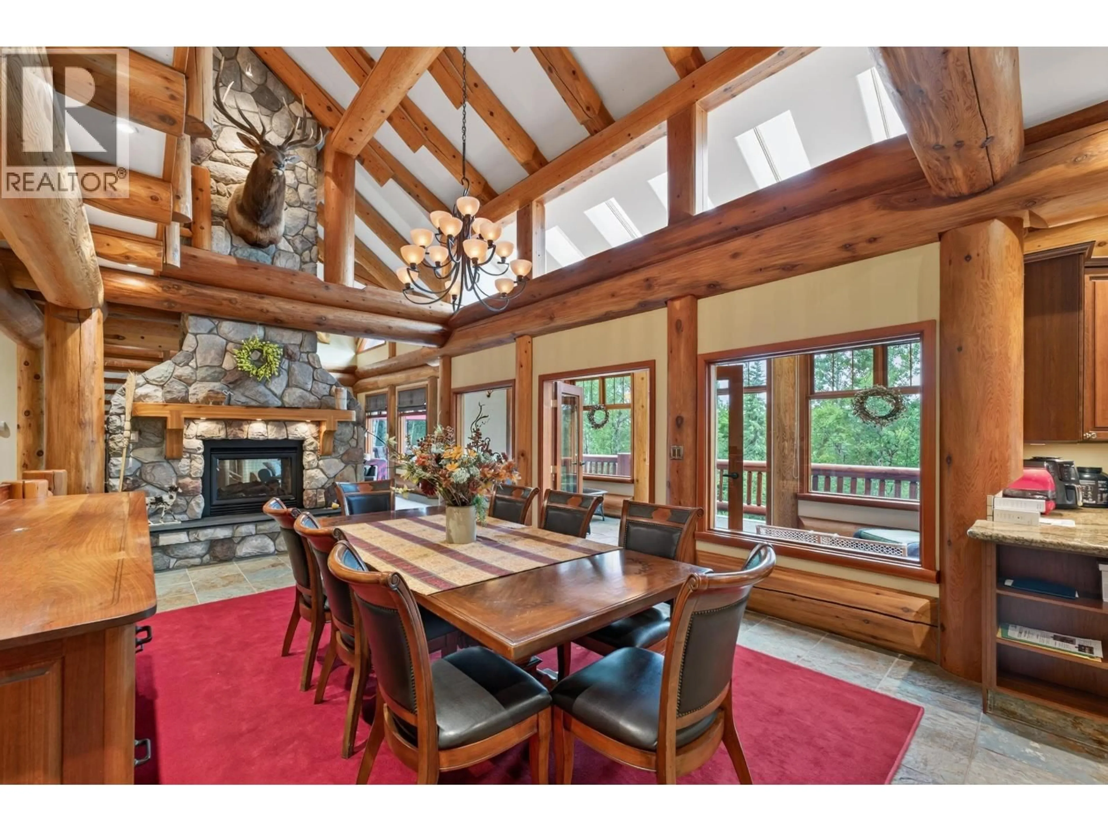 Dining room, wood/laminate floor for 3698 MCLARTY CRESCENT, Prince George British Columbia V2K4Z3