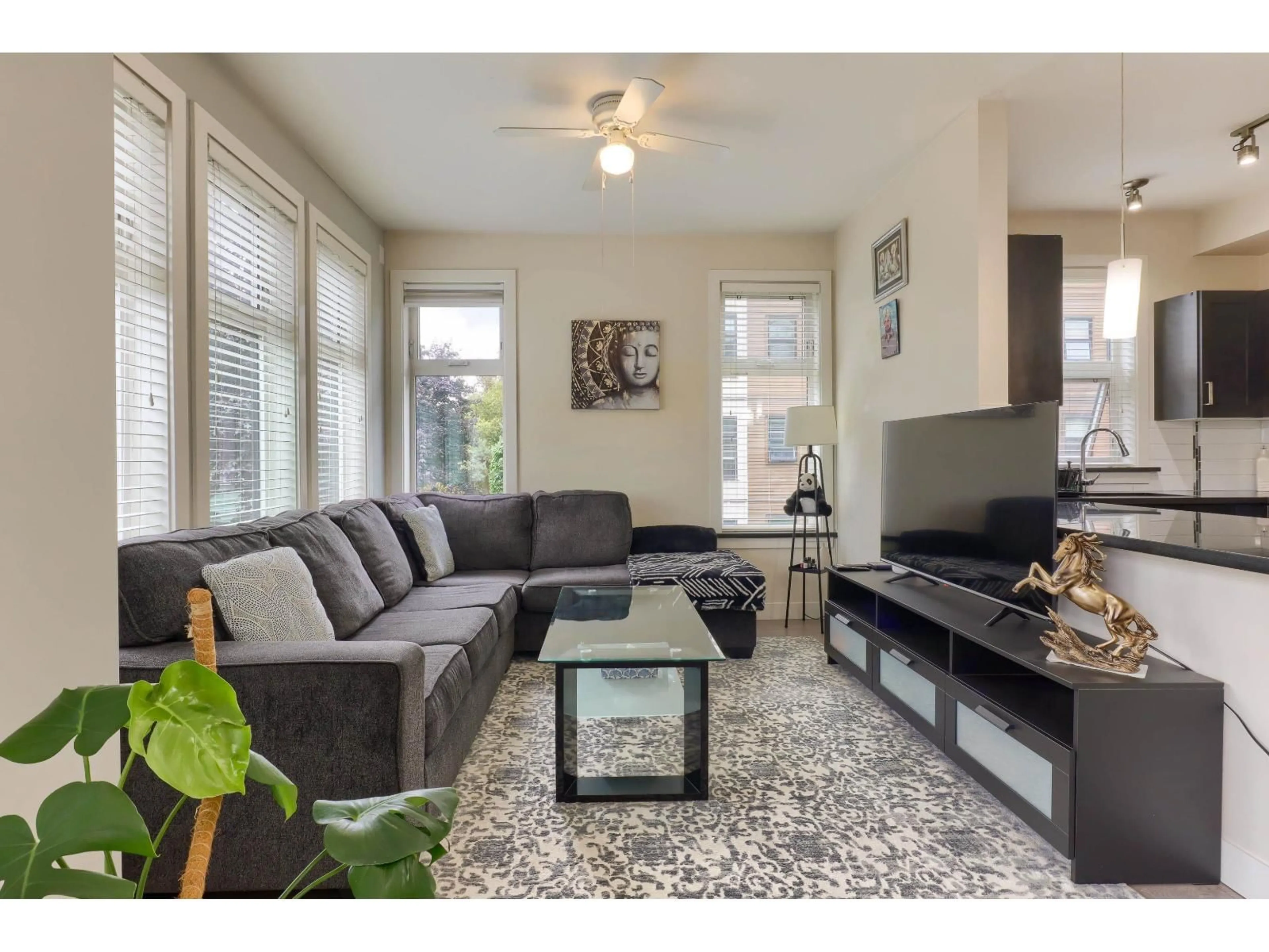 Living room with furniture, unknown for 214 - 20078 FRASER HIGHWAY, Langley British Columbia V3A0J2
