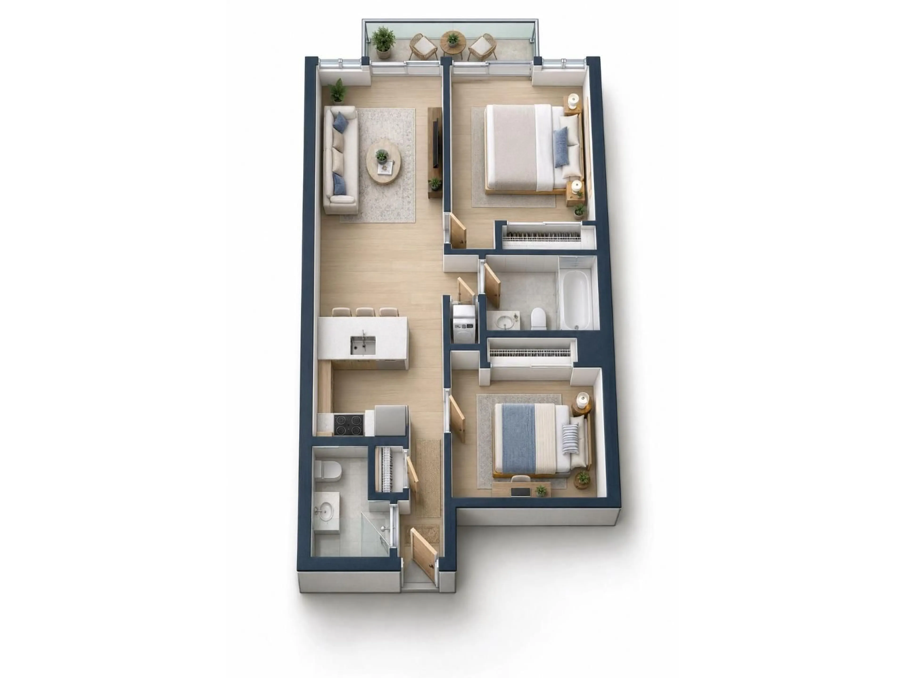 Floor plan for 1903 - 13688 100 AVENUE, Surrey British Columbia V3T0G9