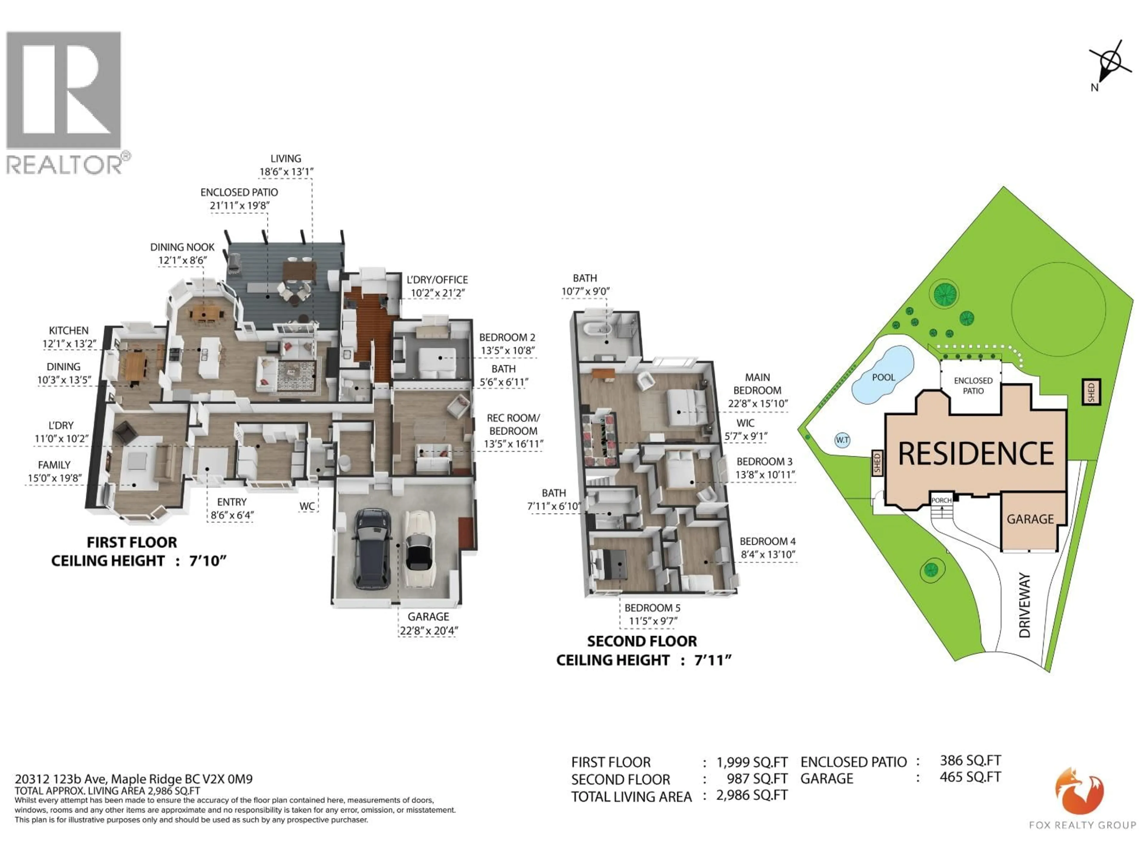 Floor plan for 20316 123B AVENUE, Maple Ridge British Columbia V2X0M9