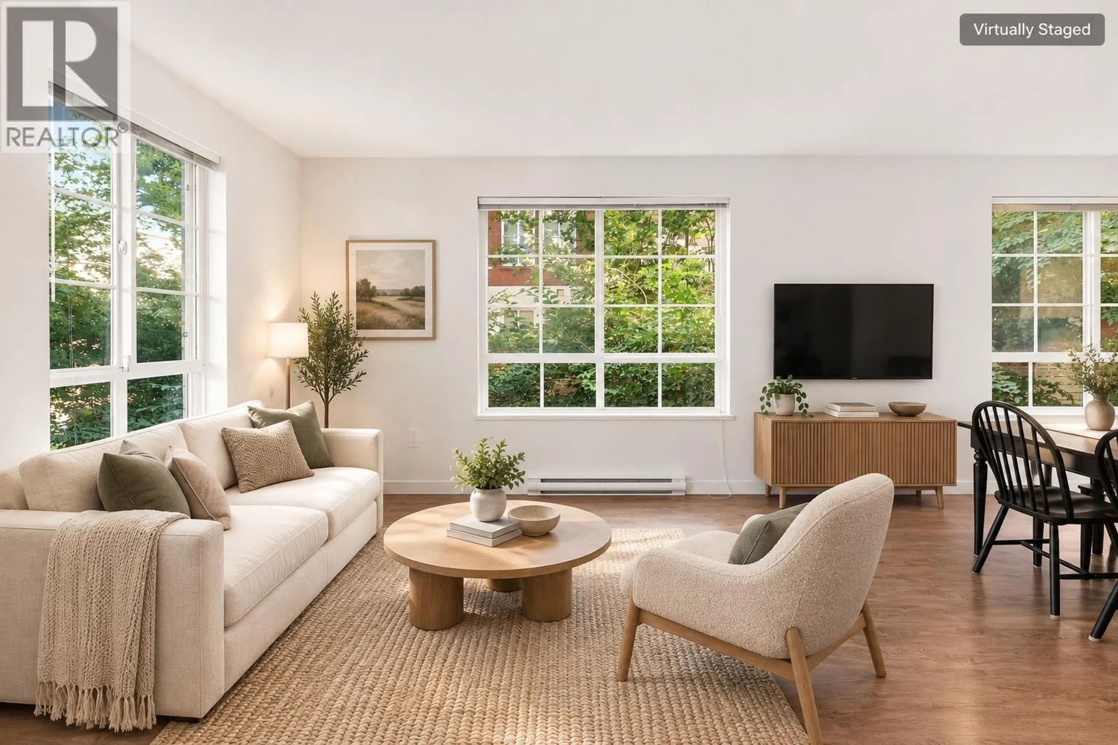 Living room with furniture, unknown for 203 - 608 COMO LAKE AVENUE, Coquitlam British Columbia V3J0B2