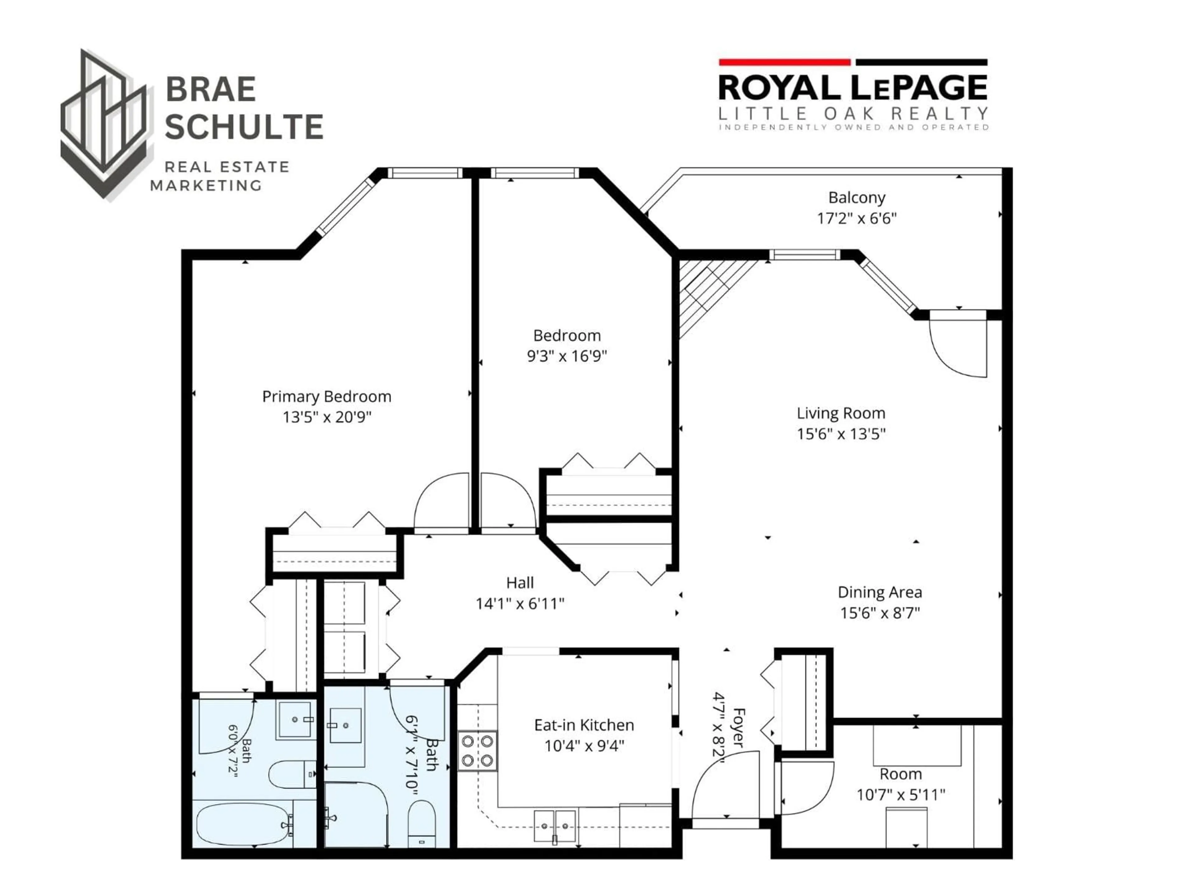 Floor plan for 201 - 5710 201 STREET, Langley British Columbia V3A8A8