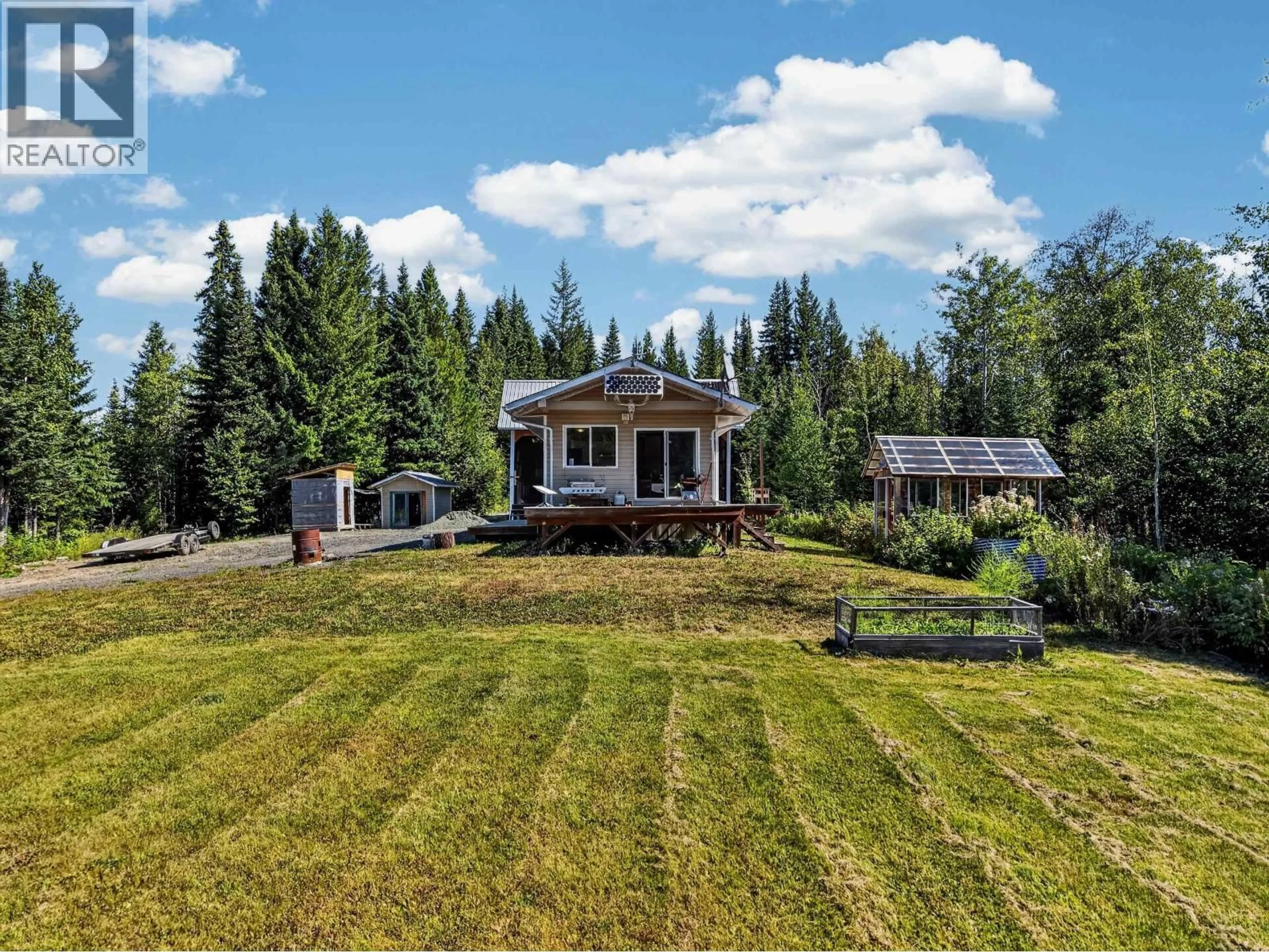 A pic from outside/outdoor area/front of a property/back of a property/a pic from drone, unknown for 24905 BEAVER FOREST ROAD, Shelley British Columbia V2K5X7