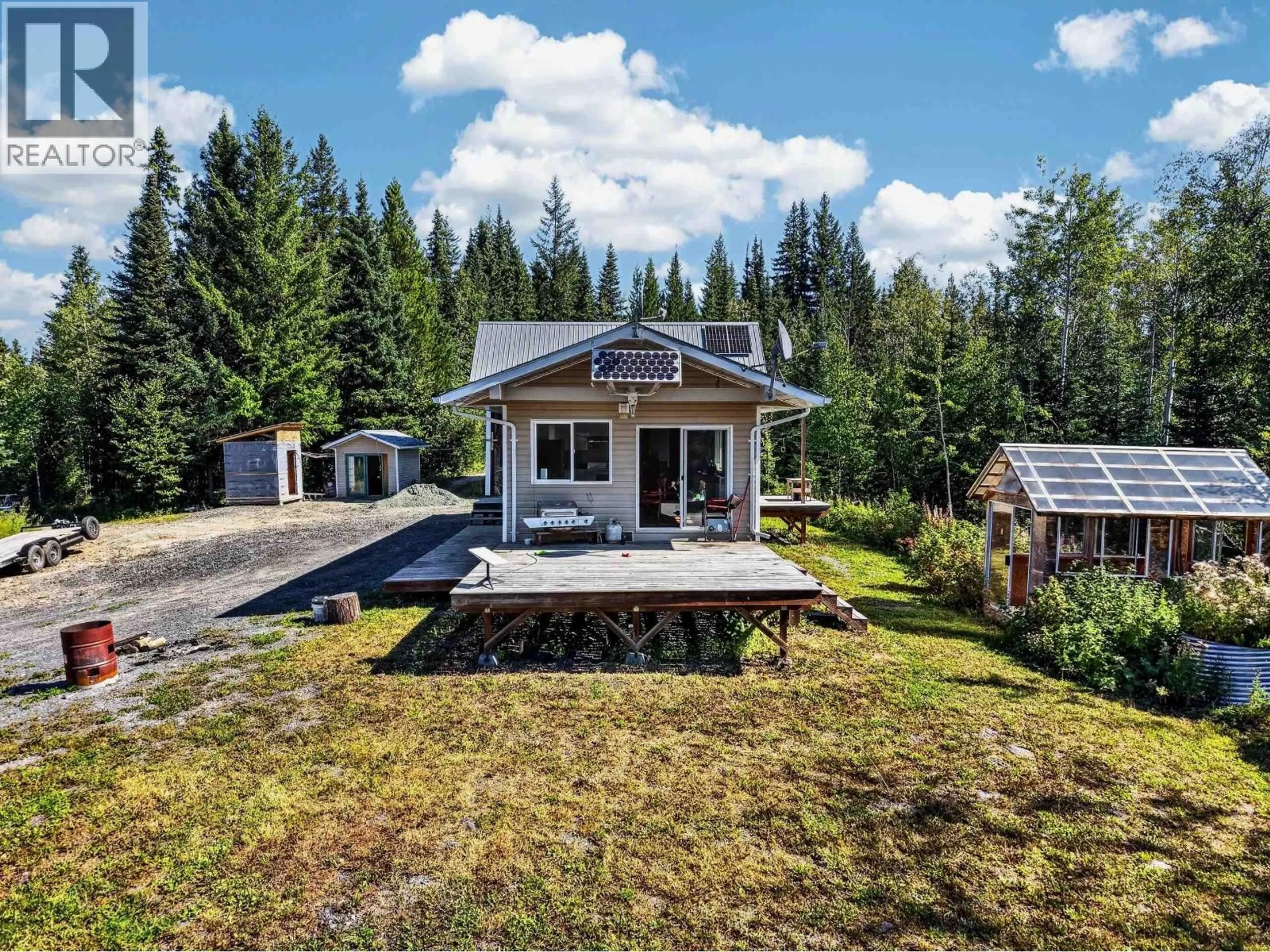 A pic from outside/outdoor area/front of a property/back of a property/a pic from drone, unknown for 24905 BEAVER FOREST ROAD, Shelley British Columbia V2K5X7